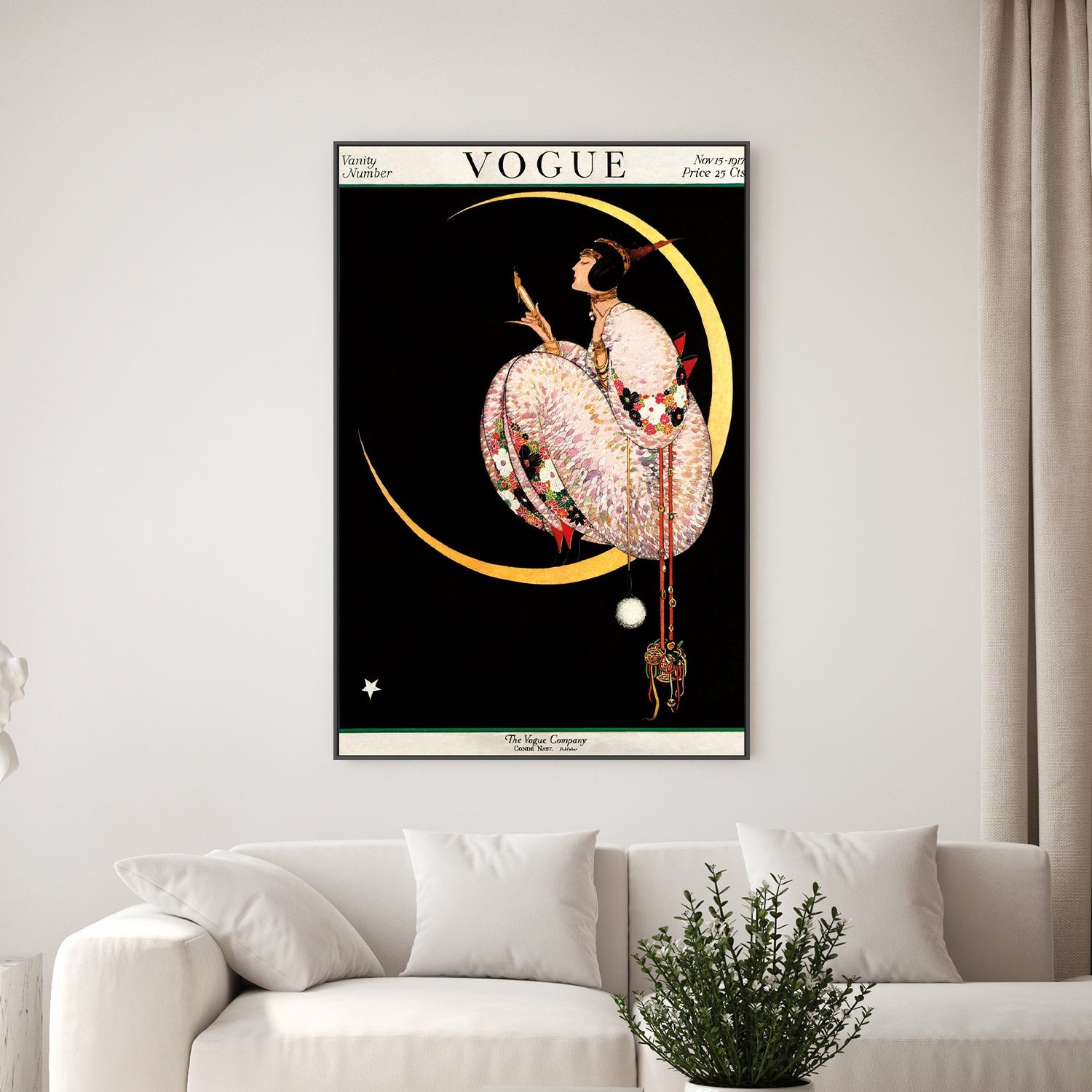 wall-art-print-canvas-poster-framed-Vintage Fashion Cover VI-7