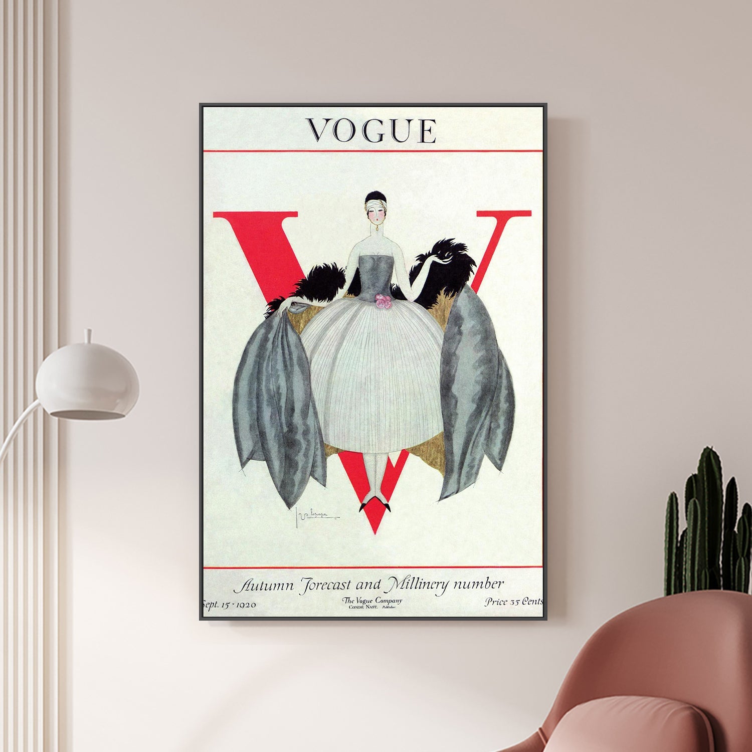 wall-art-print-canvas-poster-framed-Vintage Fashion Cover VII-8