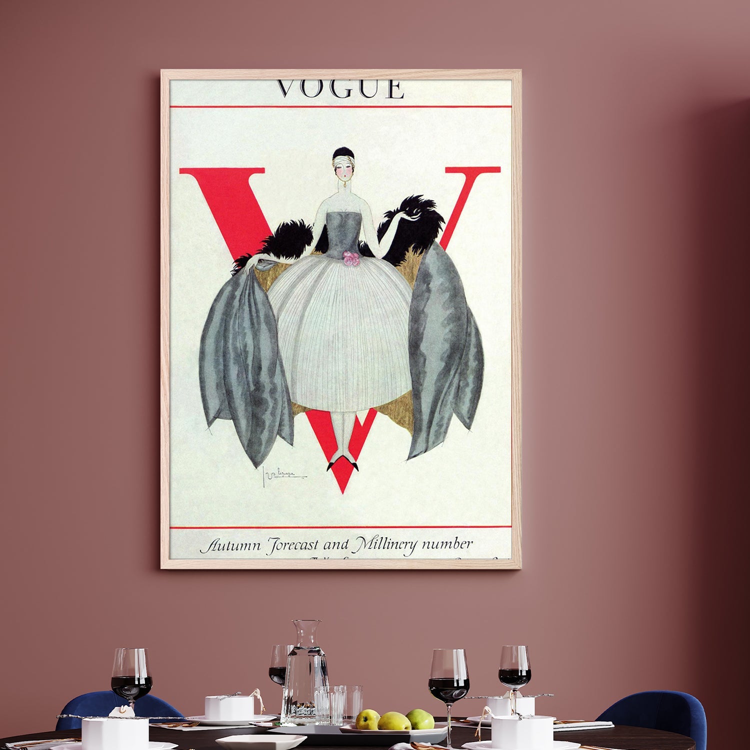 wall-art-print-canvas-poster-framed-Vintage Fashion Cover VII-9