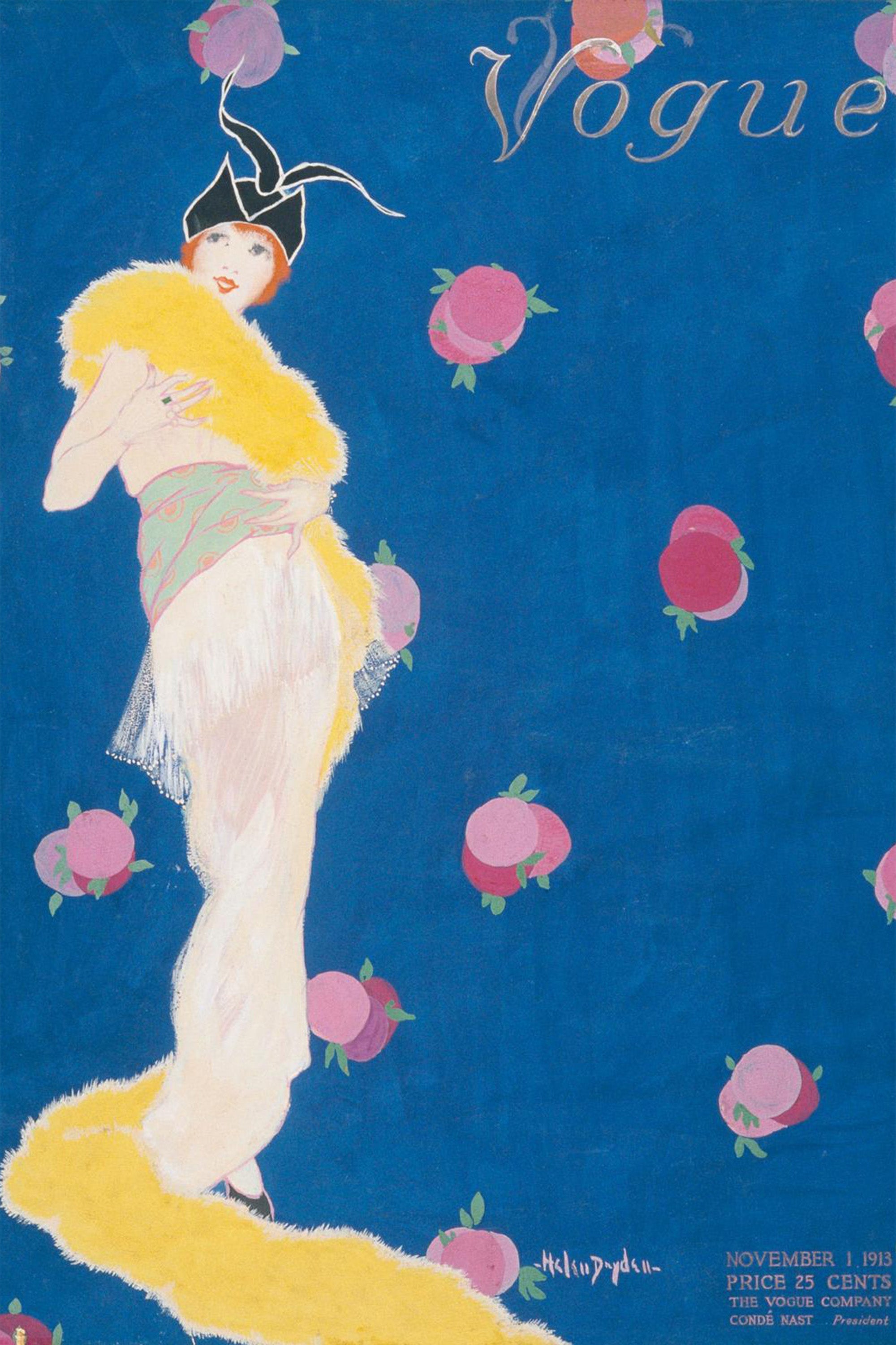 wall-art-print-canvas-poster-framed-Vintage Fashion Cover VIII-1
