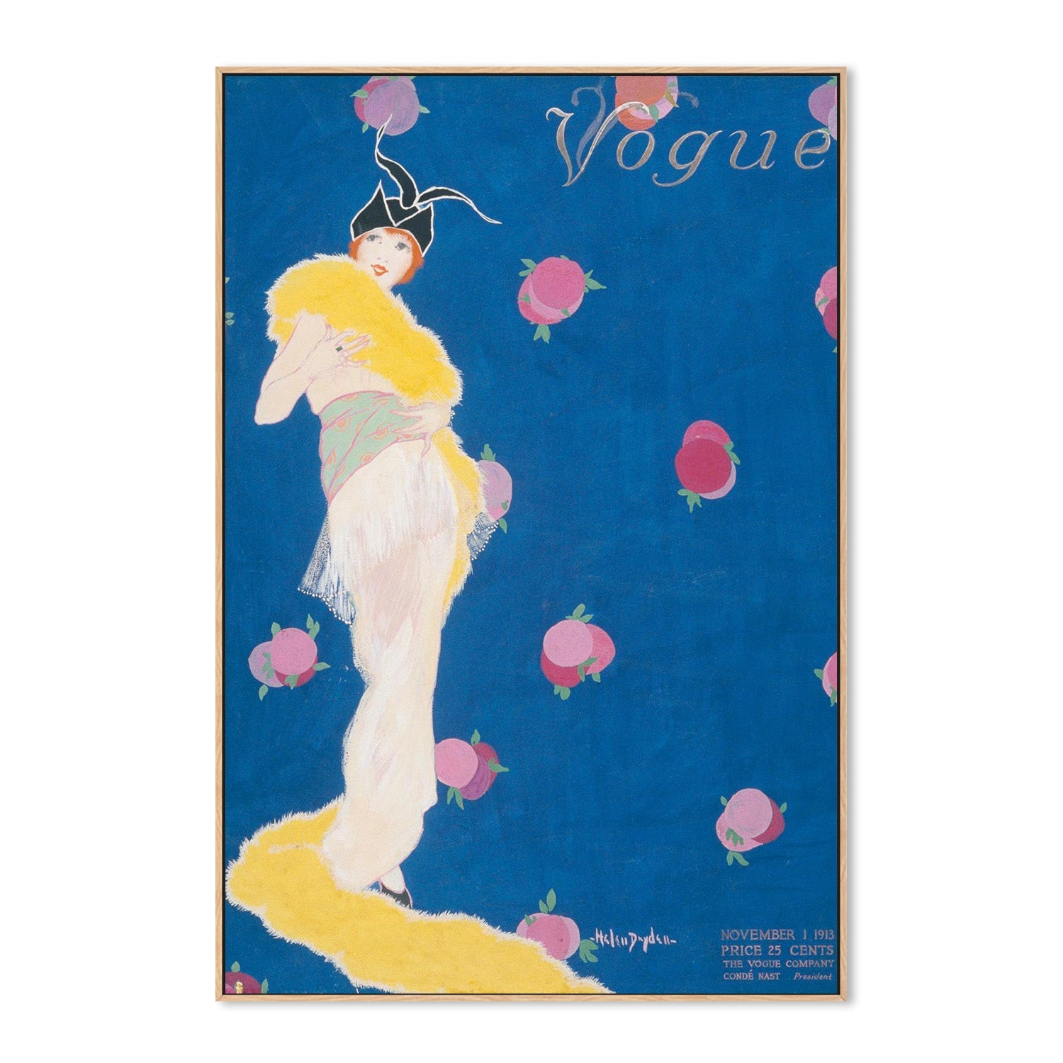 wall-art-print-canvas-poster-framed-Vintage Fashion Cover VIII-3