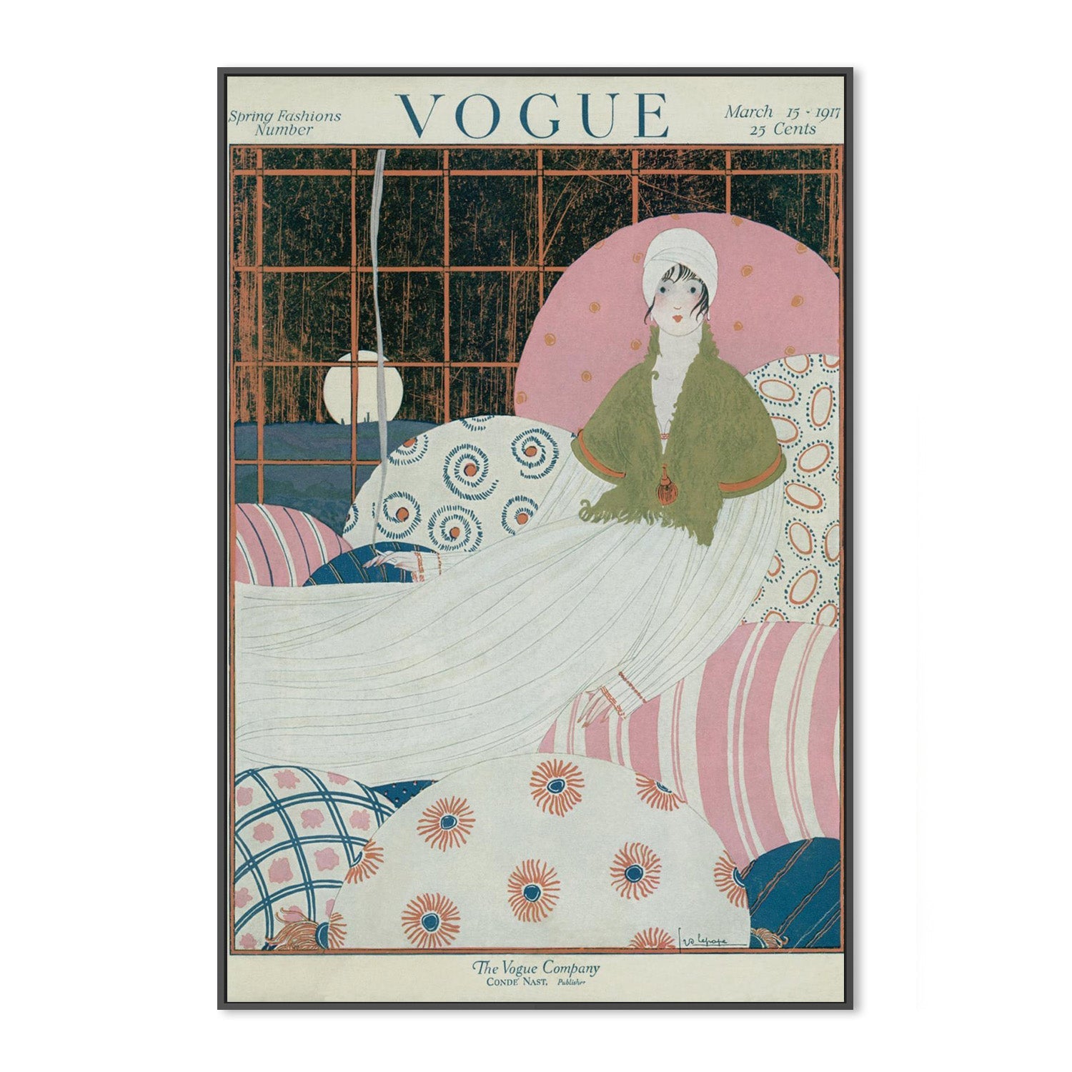 wall-art-print-canvas-poster-framed-Vintage Fashion Cover XIII-2
