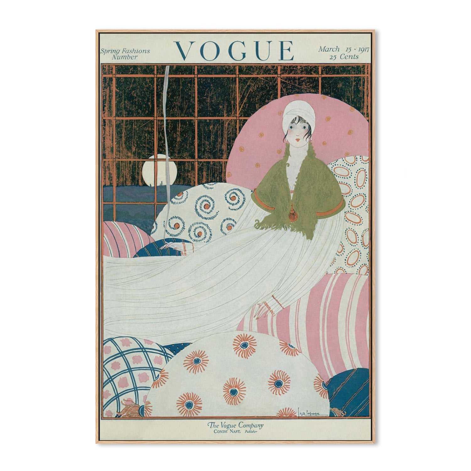 wall-art-print-canvas-poster-framed-Vintage Fashion Cover XIII-3