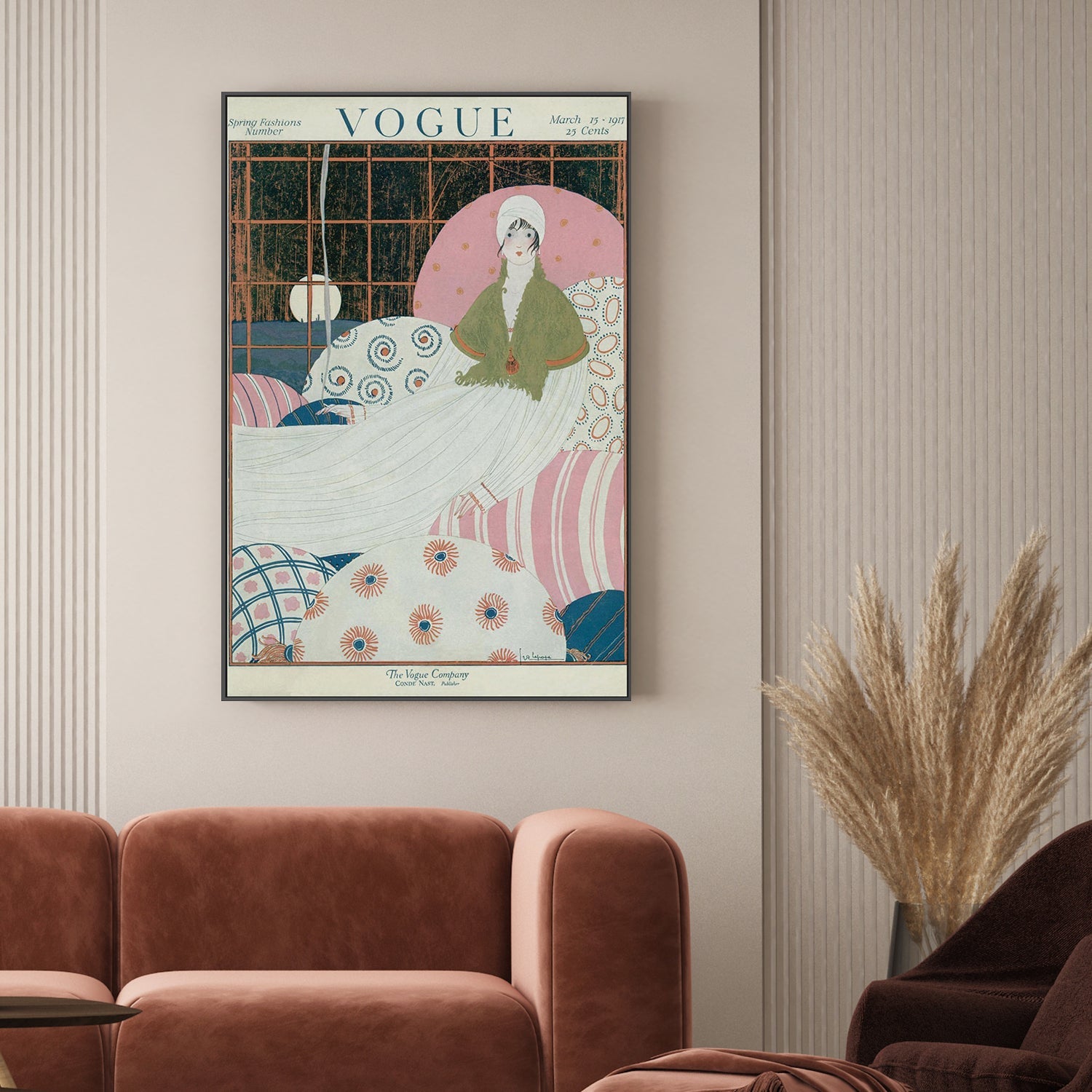 wall-art-print-canvas-poster-framed-Vintage Fashion Cover XIII-8