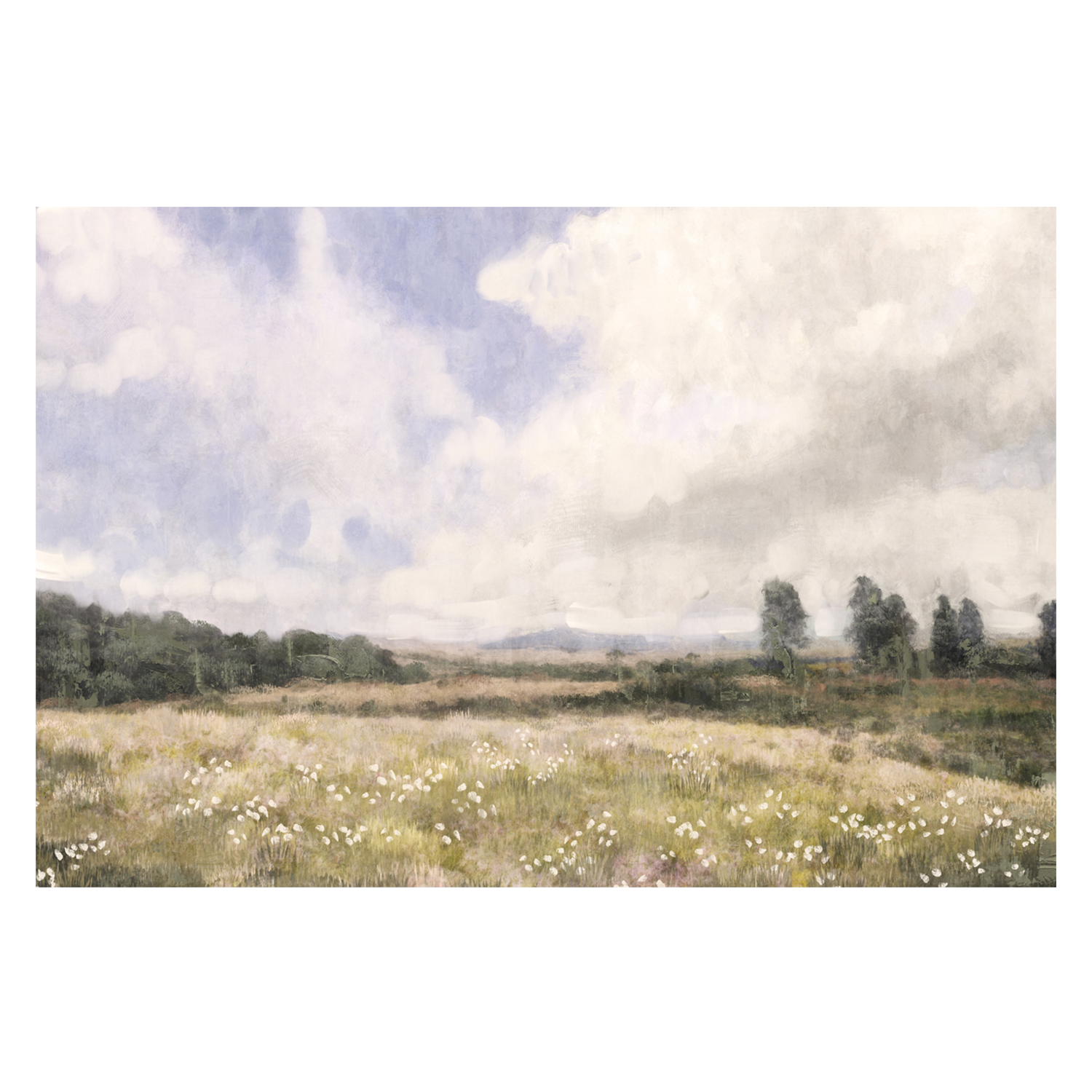 wall-art-print-canvas-poster-framed-Vintage Landscape, Style A , By Nina Blue-1
