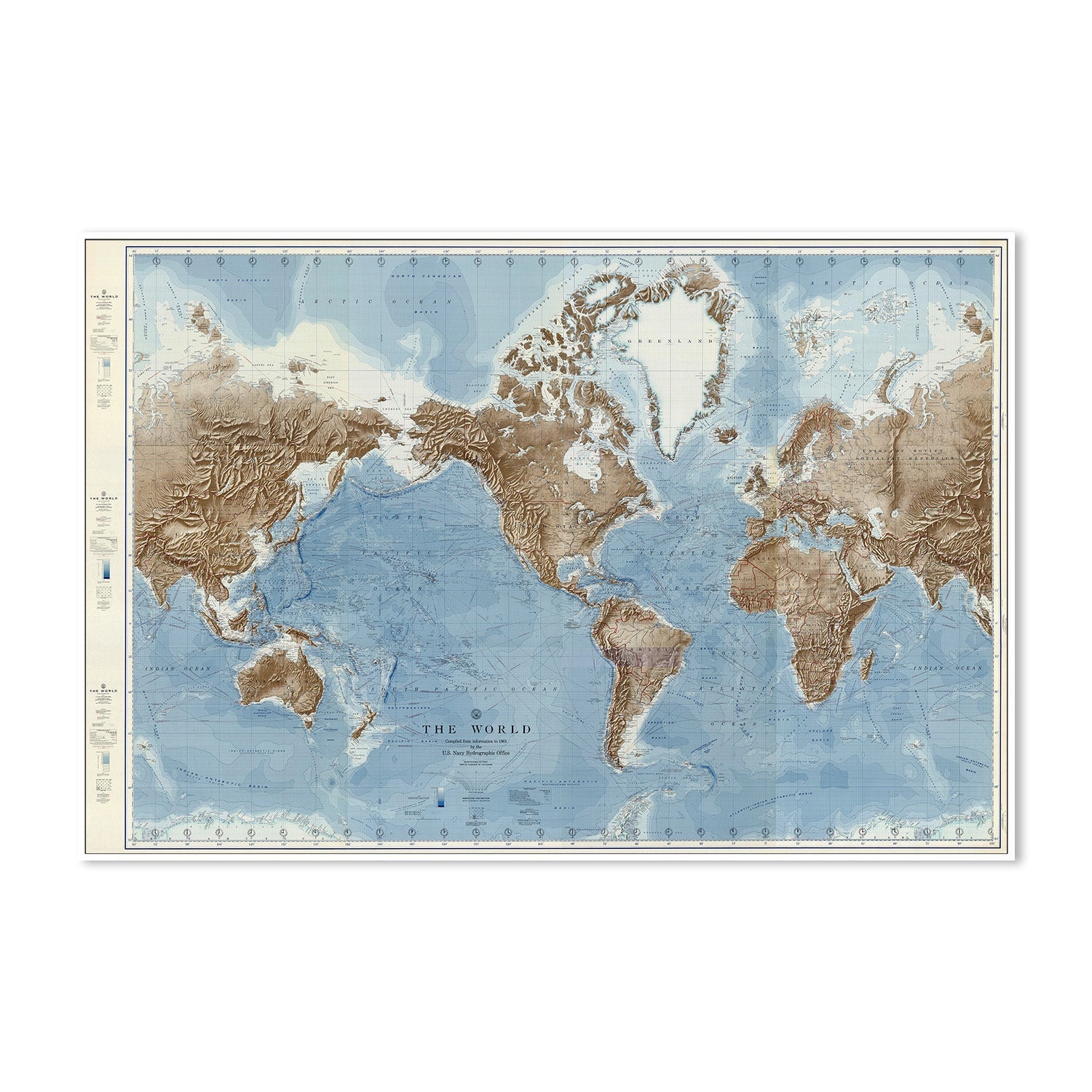 wall-art-print-canvas-poster-framed-Vintage Naval Map , By Adam Shaw-5