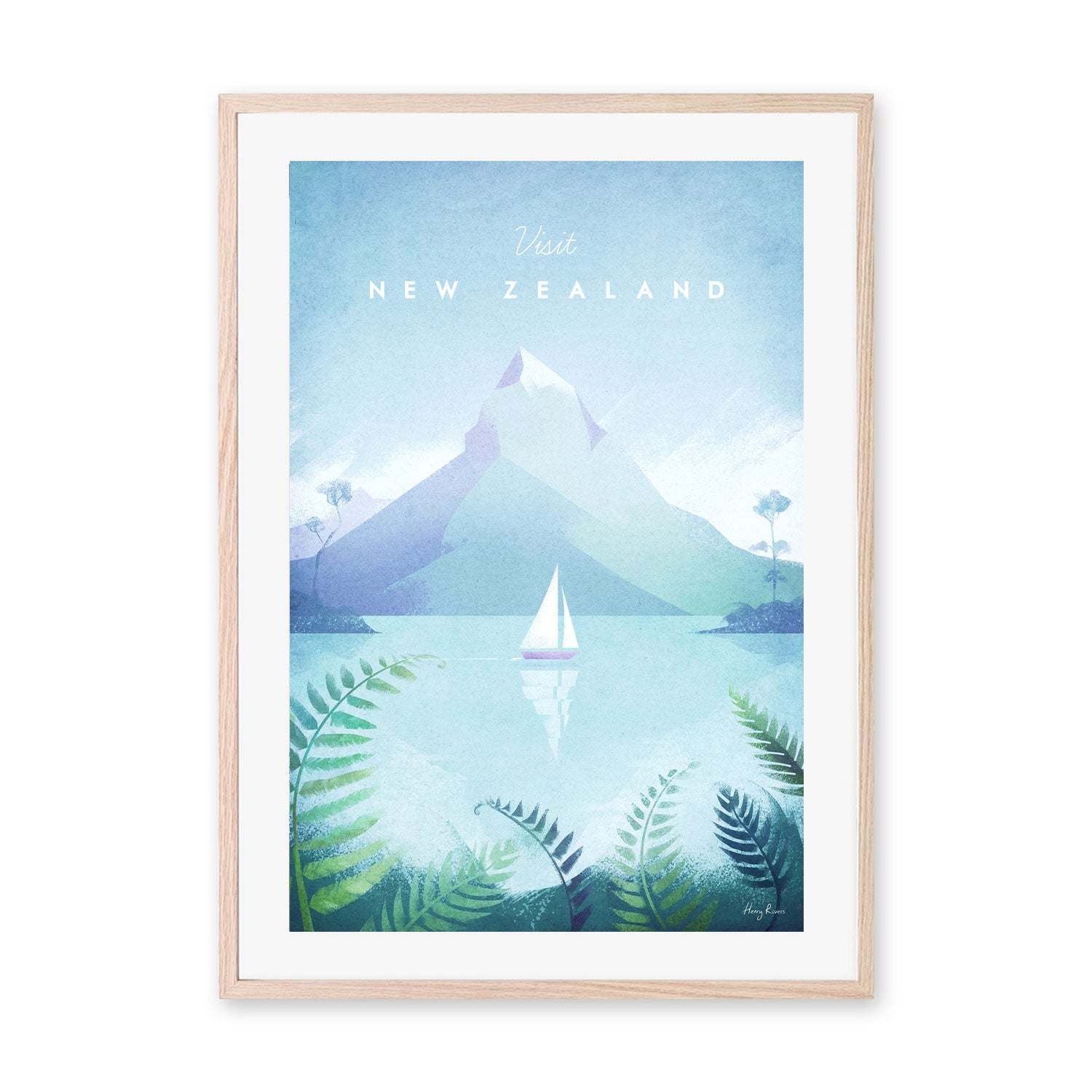 wall-art-print-canvas-poster-framed-Visit New Zealand , By Henry Rivers-GIOIA-WALL-ART