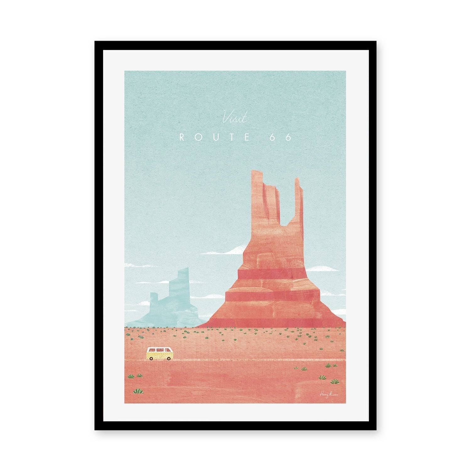 wall-art-print-canvas-poster-framed-Visit Route 66, United States , By Henry Rivers-GIOIA-WALL-ART