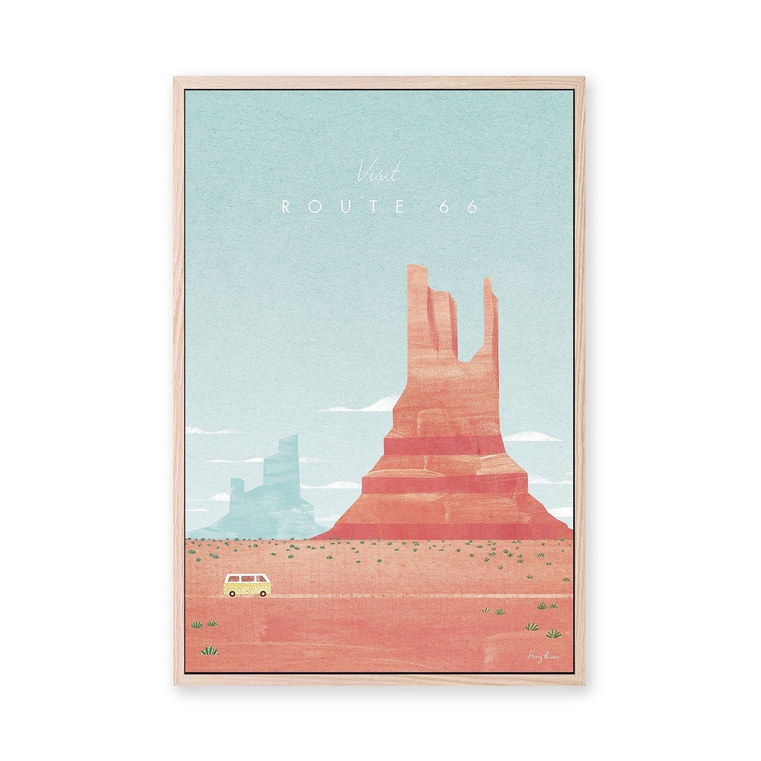 wall-art-print-canvas-poster-framed-Visit Route 66, United States , By Henry Rivers-GIOIA-WALL-ART