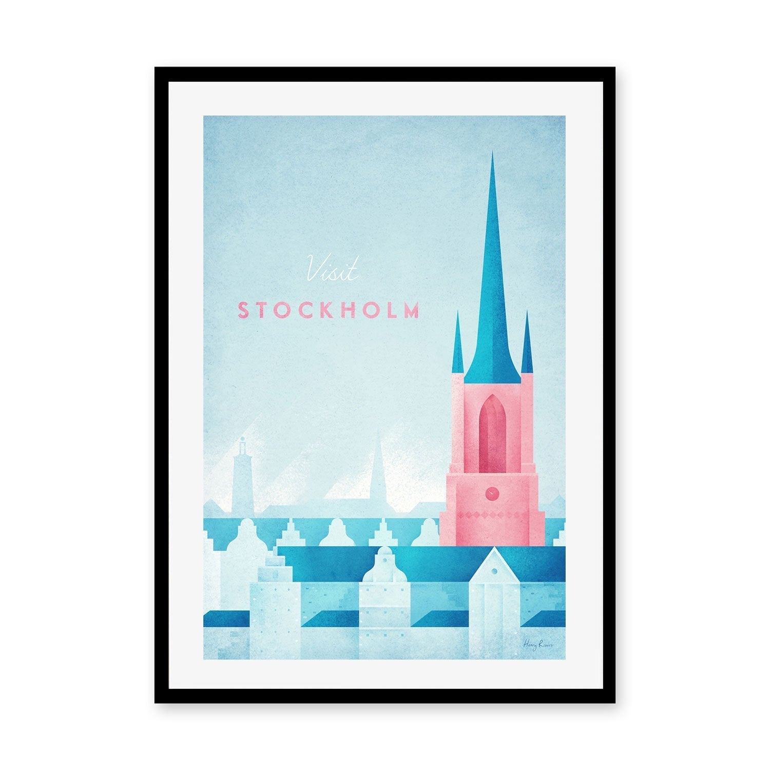 wall-art-print-canvas-poster-framed-Visit Stockholm, Sweden , By Henry Rivers-GIOIA-WALL-ART