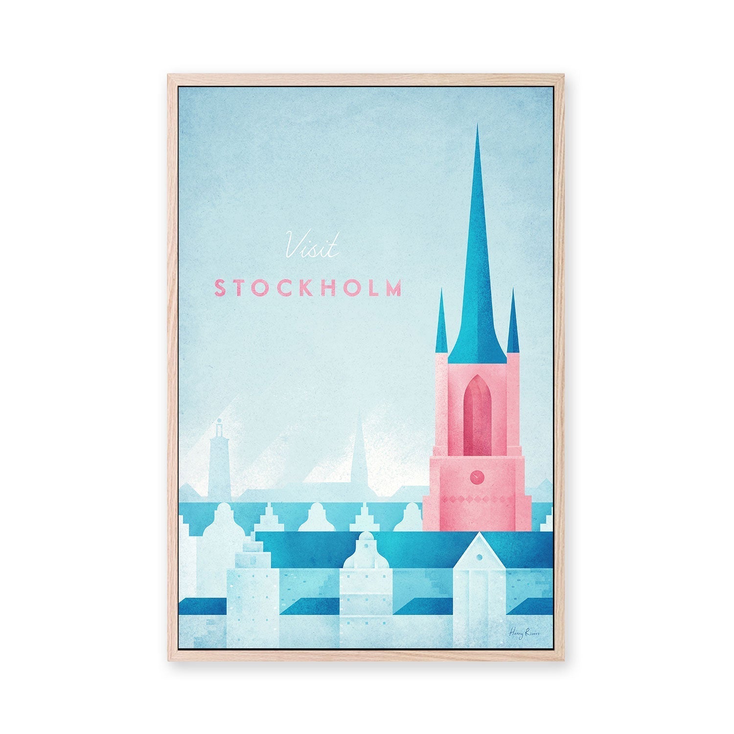 wall-art-print-canvas-poster-framed-Visit Stockholm, Sweden , By Henry Rivers-GIOIA-WALL-ART