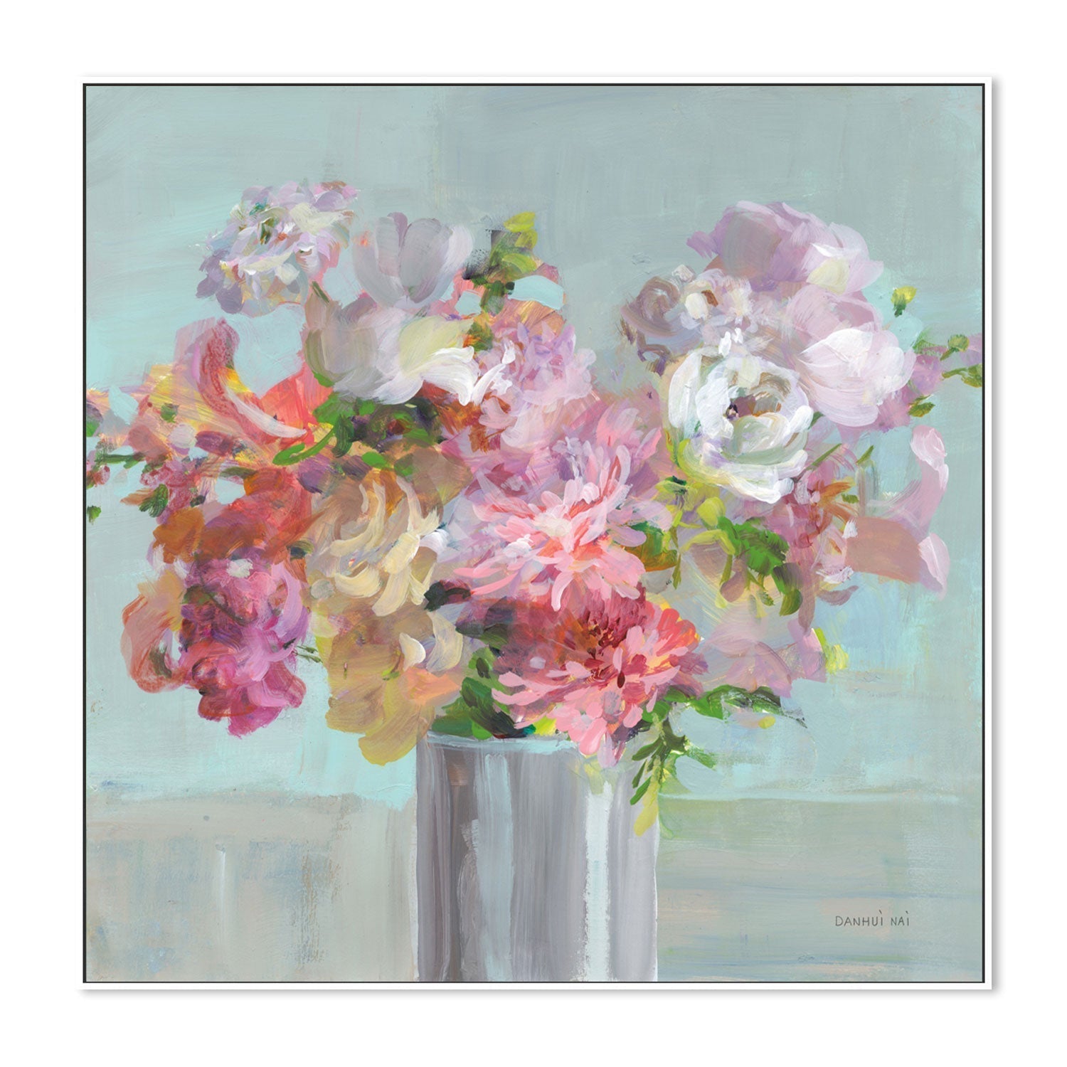 wall-art-print-canvas-poster-framed-Vivid Flowers , By Danhui Nai-GIOIA-WALL-ART
