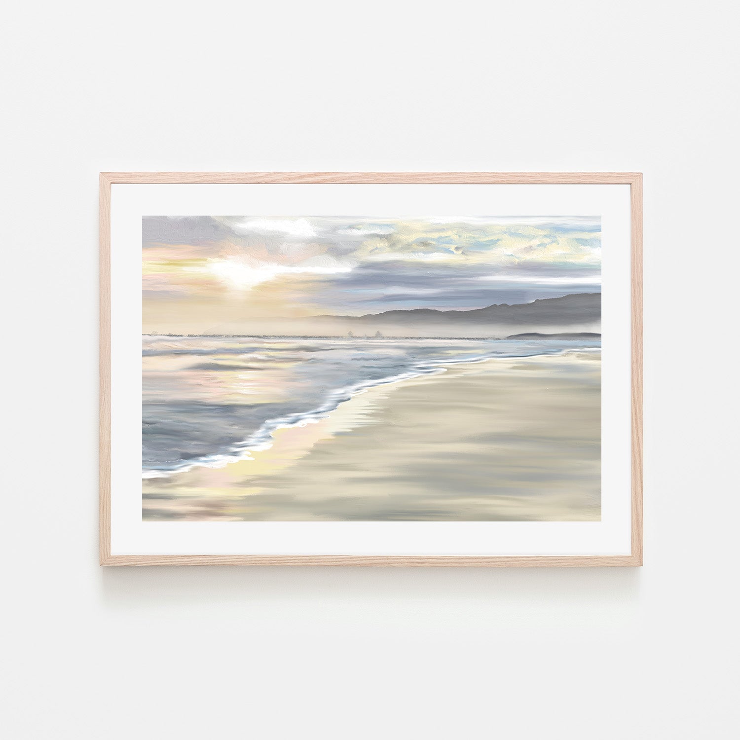 wall-art-print-canvas-poster-framed-'Walk with Me', Grotto Beach, Hermanus, South Africa , By Jenna Alheit-6