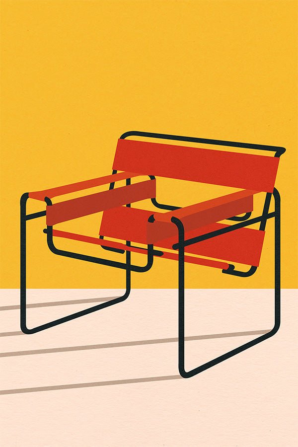 wall-art-print-canvas-poster-framed-Wassily Chair Marcel Breuer-1