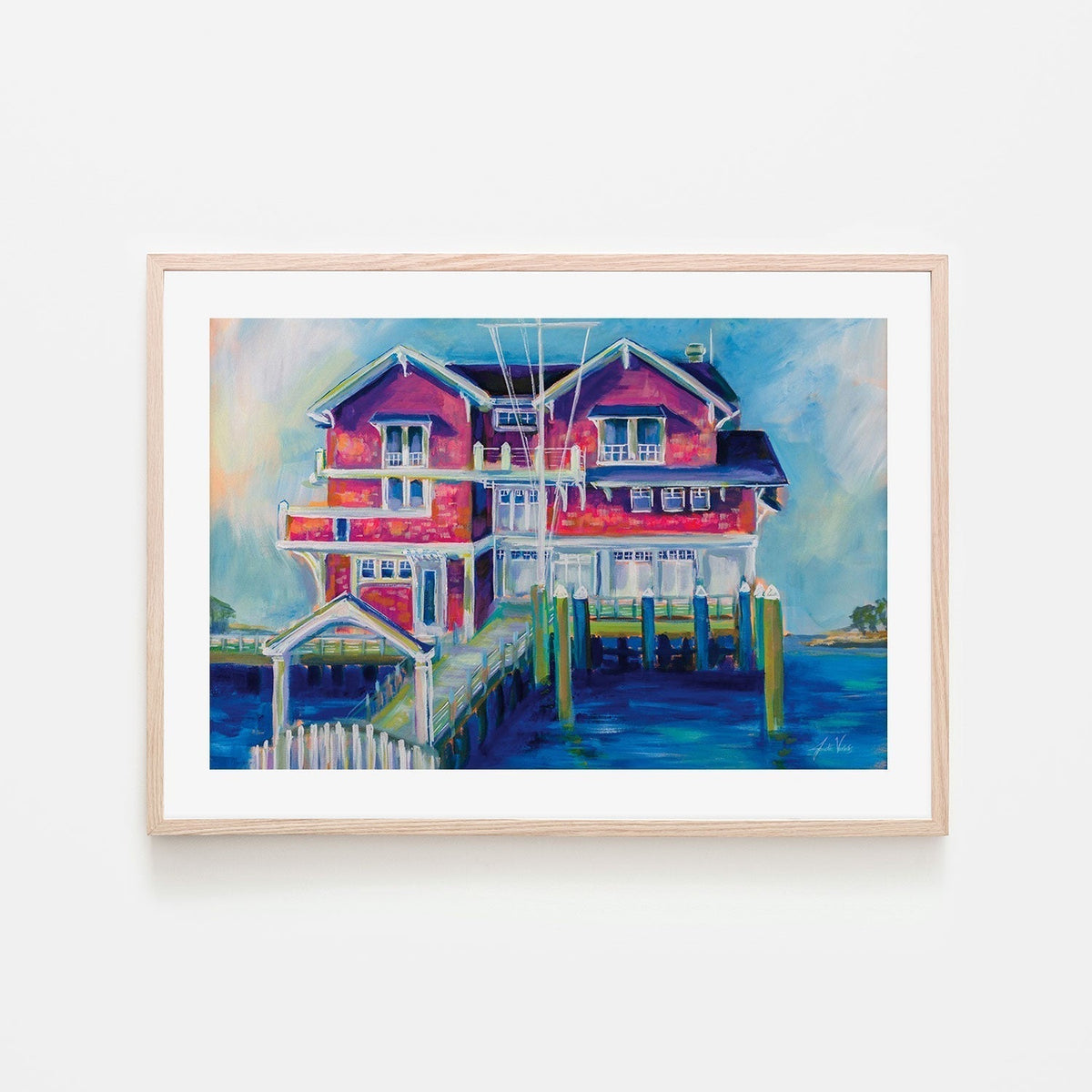 wall-art-print-canvas-poster-framed-Watch Hill Yacht Club-by-Jeanette Vertentes-Gioia Wall Art
