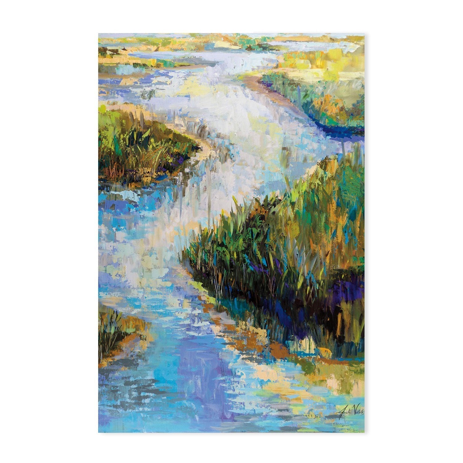 wall-art-print-canvas-poster-framed-Water Walkway-by-Jeanette Vertentes-Gioia Wall Art