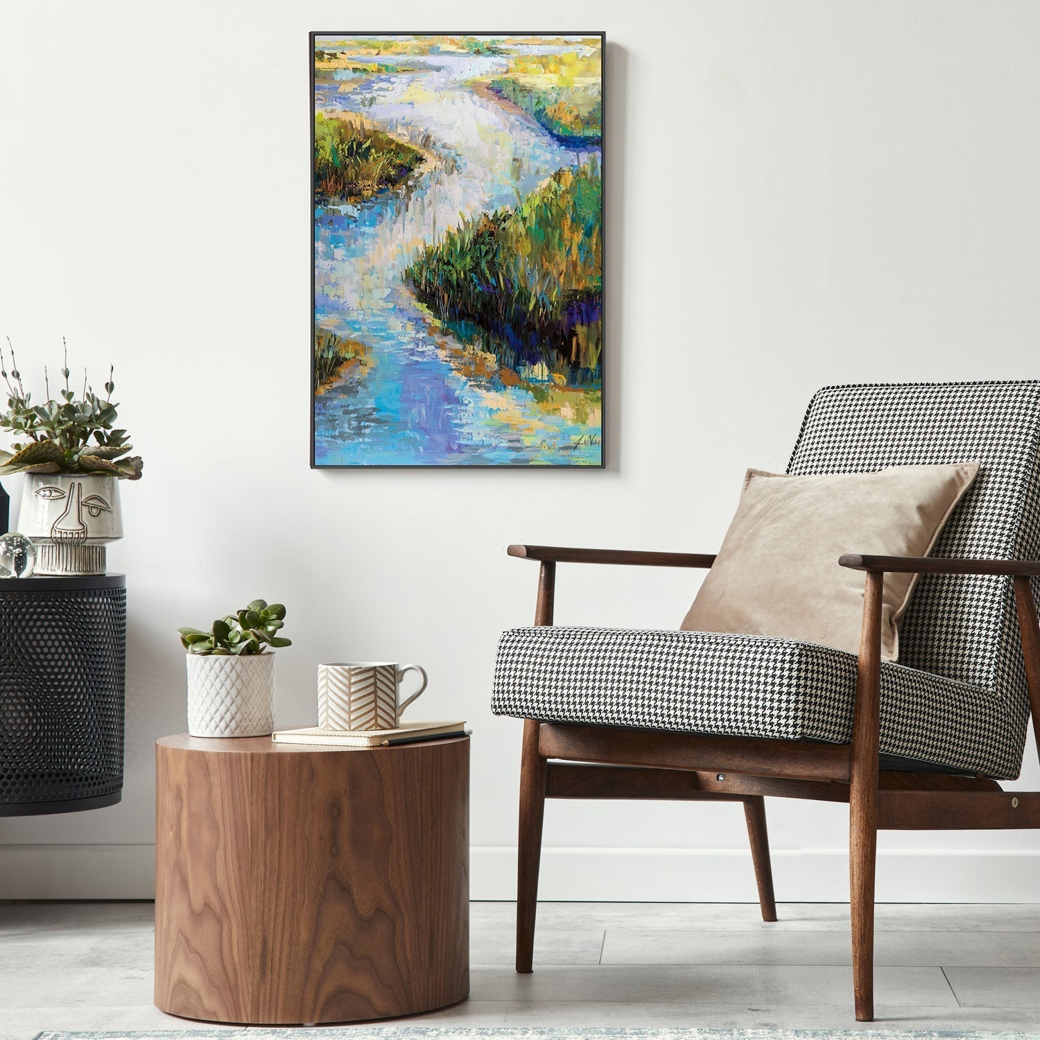 wall-art-print-canvas-poster-framed-Water Walkway-by-Jeanette Vertentes-Gioia Wall Art