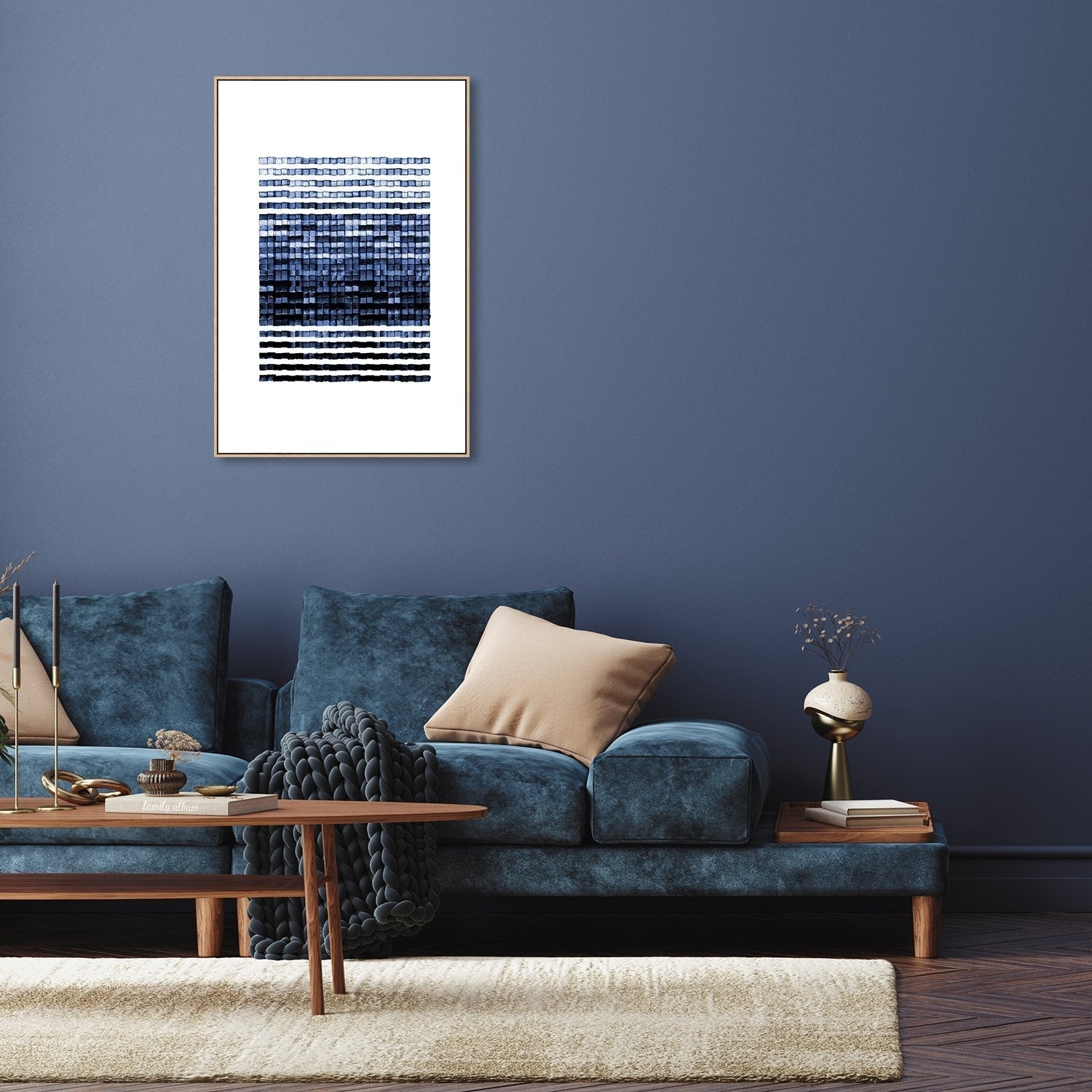 wall-art-print-canvas-poster-framed-Watercolour Mosaic-by-Danushka Abeygoda-Gioia Wall Art