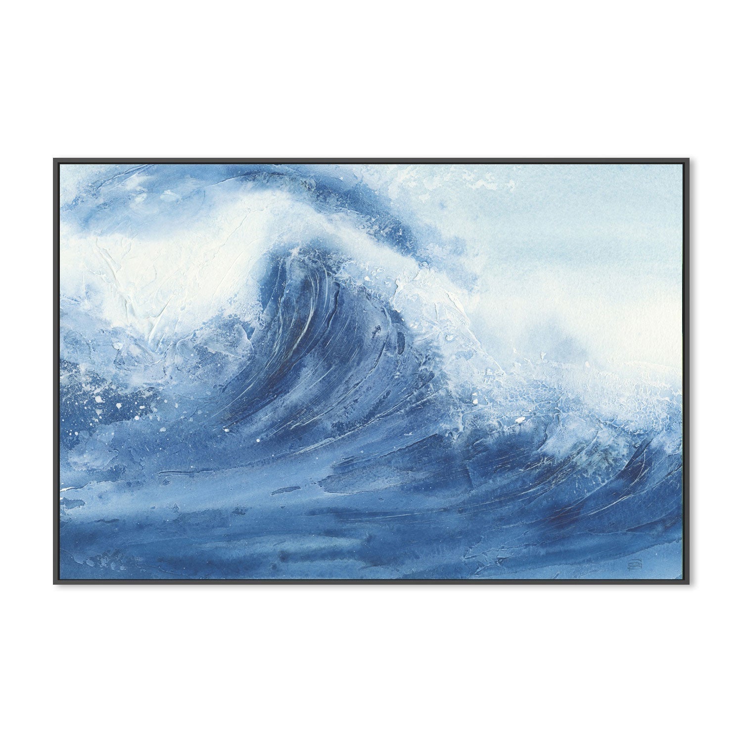 wall-art-print-canvas-poster-framed-Waves, Style A-by-Chris Paschke-Gioia Wall Art