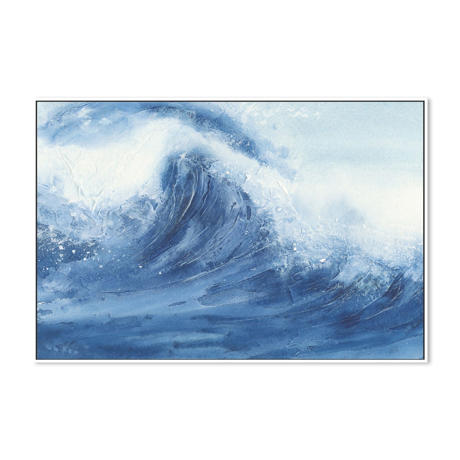 wall-art-print-canvas-poster-framed-Waves, Style A-by-Chris Paschke-Gioia Wall Art