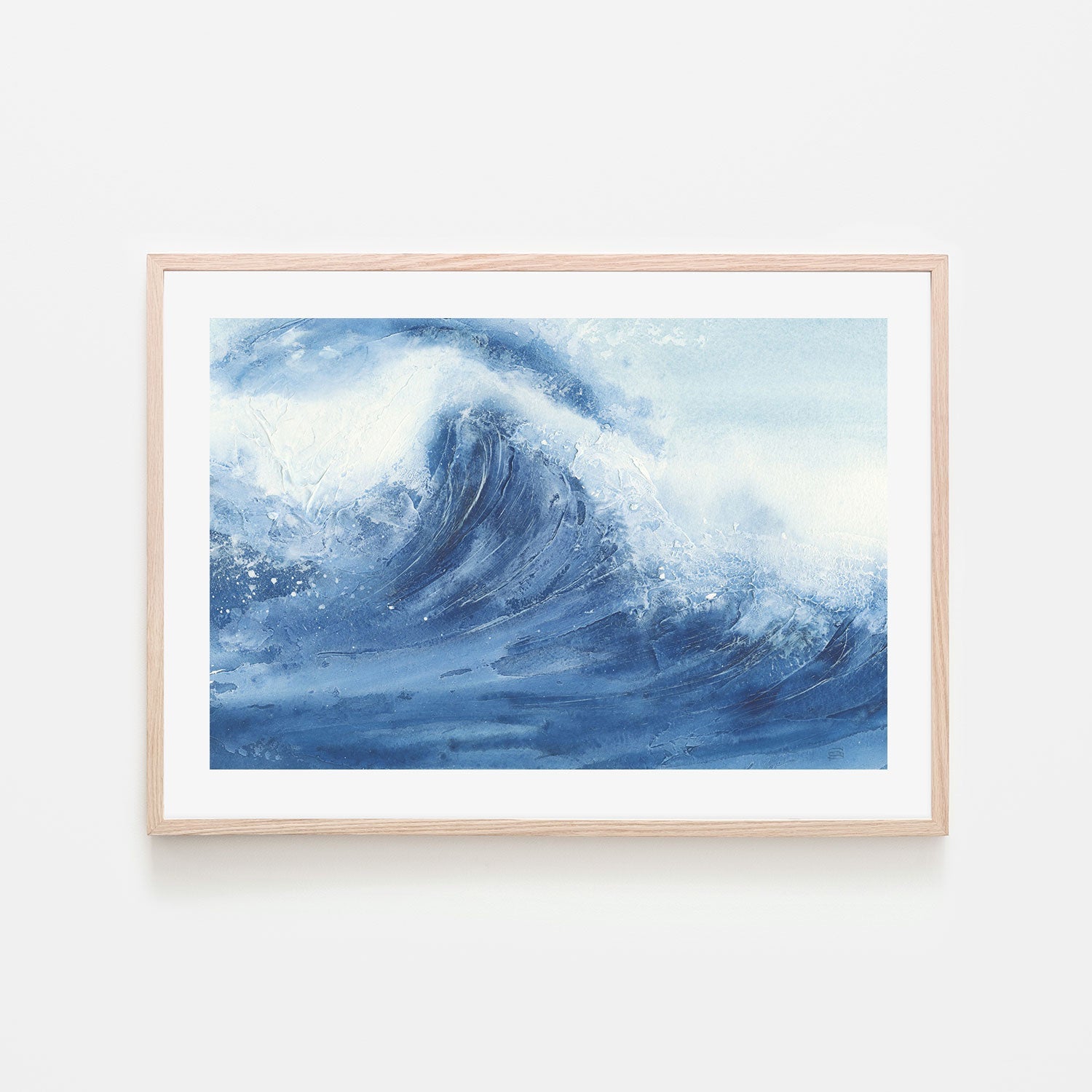 wall-art-print-canvas-poster-framed-Waves, Style A-by-Chris Paschke-Gioia Wall Art