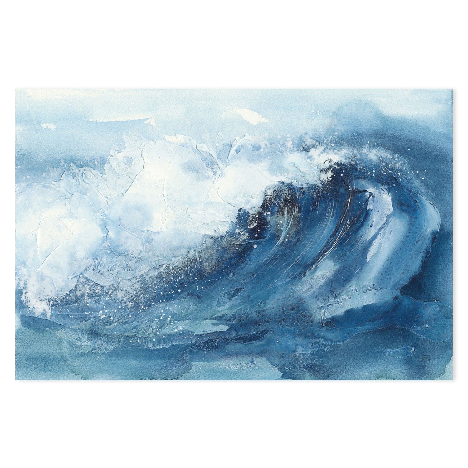 wall-art-print-canvas-poster-framed-Waves, Style C-by-Chris Paschke-Gioia Wall Art
