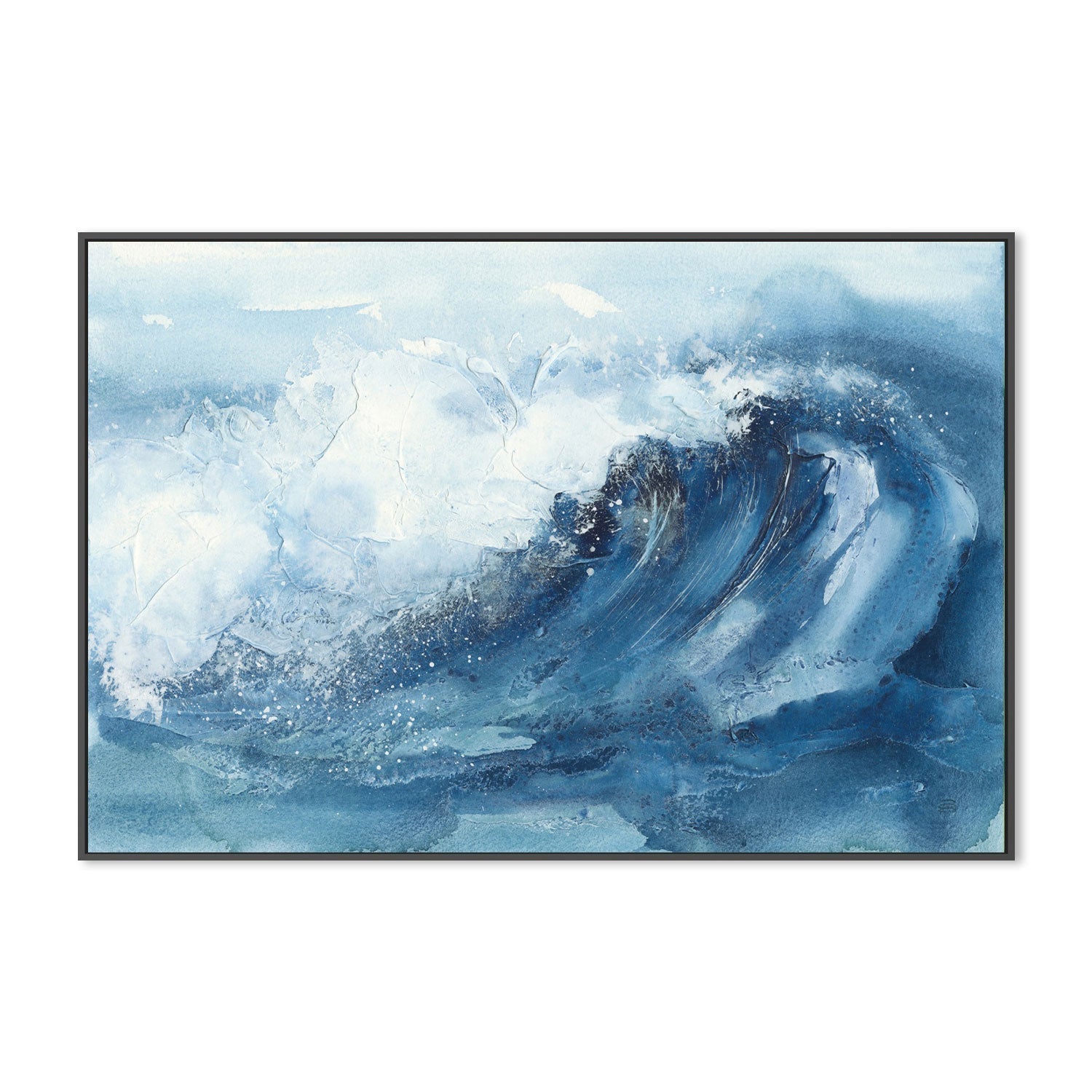 wall-art-print-canvas-poster-framed-Waves, Style C-by-Chris Paschke-Gioia Wall Art