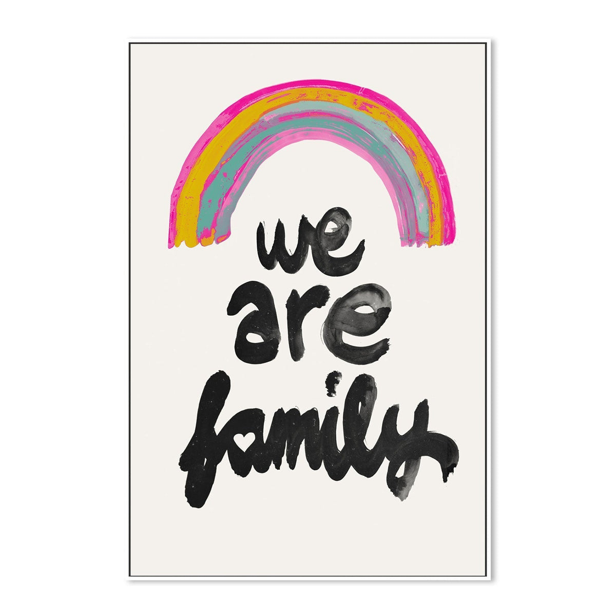 wall-art-print-canvas-poster-framed-We Are Family , By Treechild-GIOIA-WALL-ART