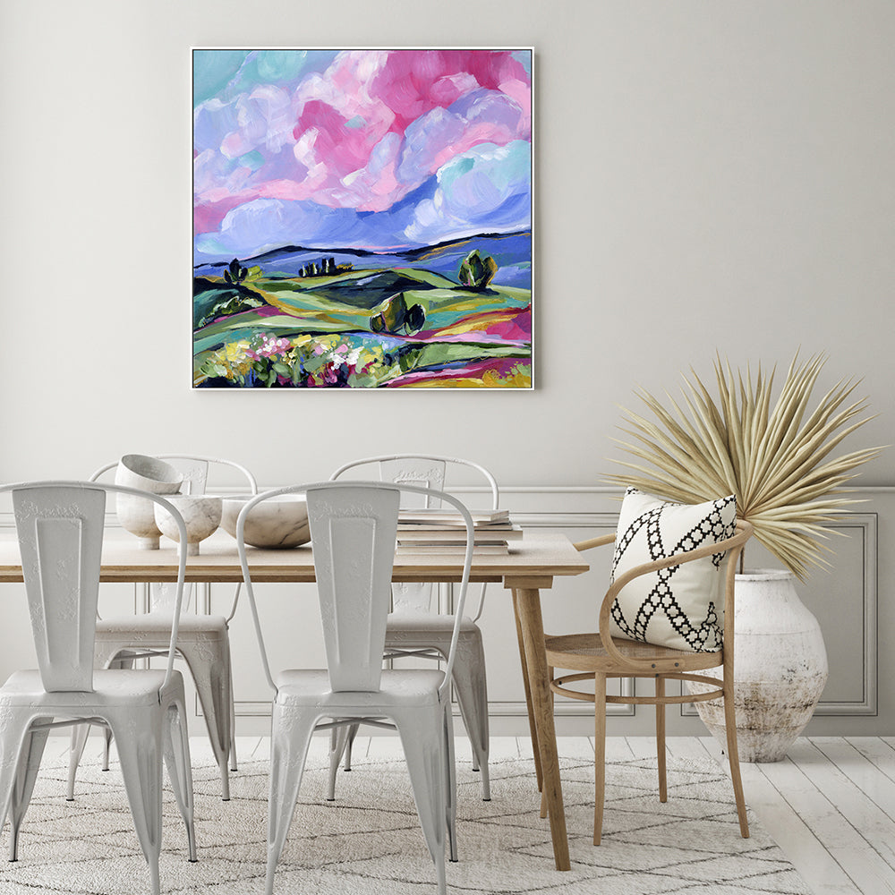wall-art-print-canvas-poster-framed-We Move With The Clouds , By Lia Nell-GIOIA-WALL-ART