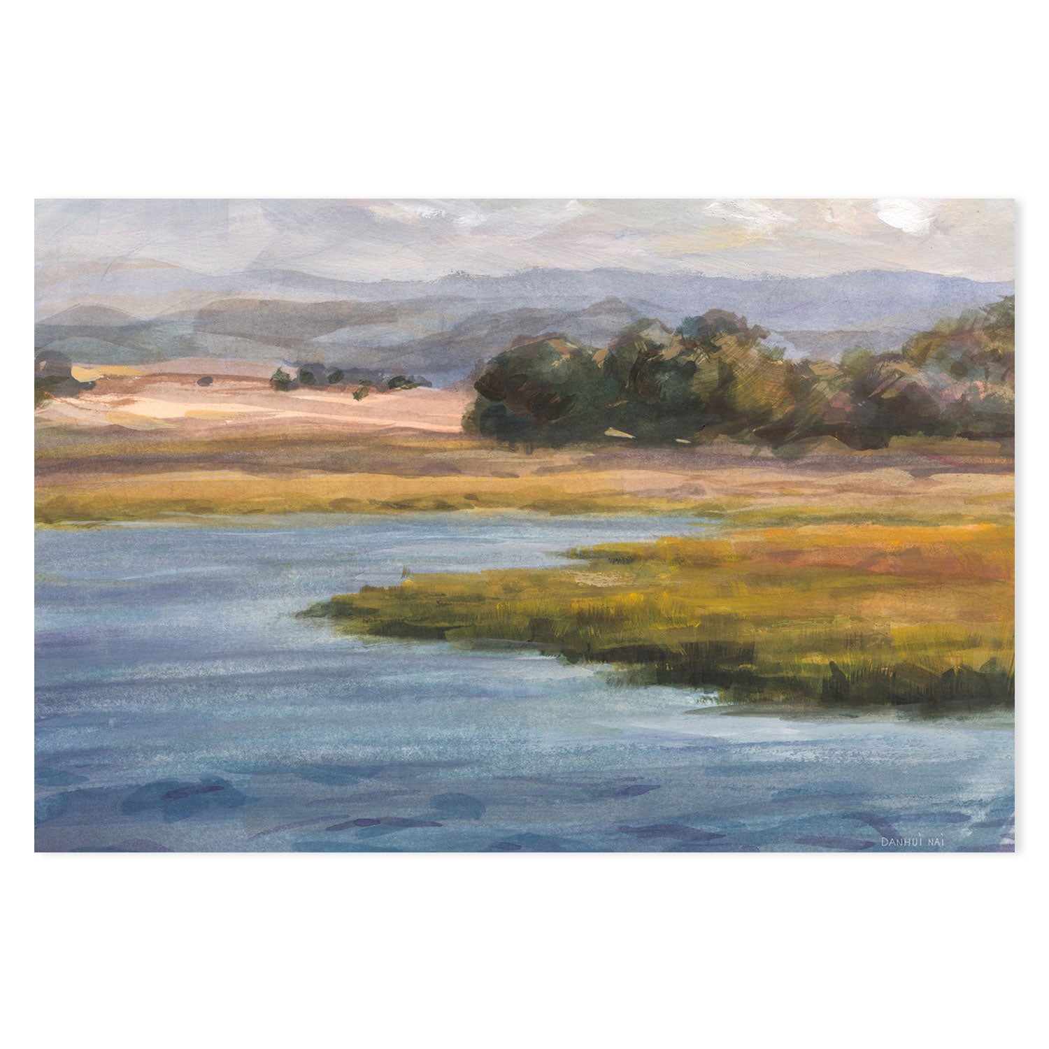 wall-art-print-canvas-poster-framed-Western Lake-by-Danhui Nai-Gioia Wall Art