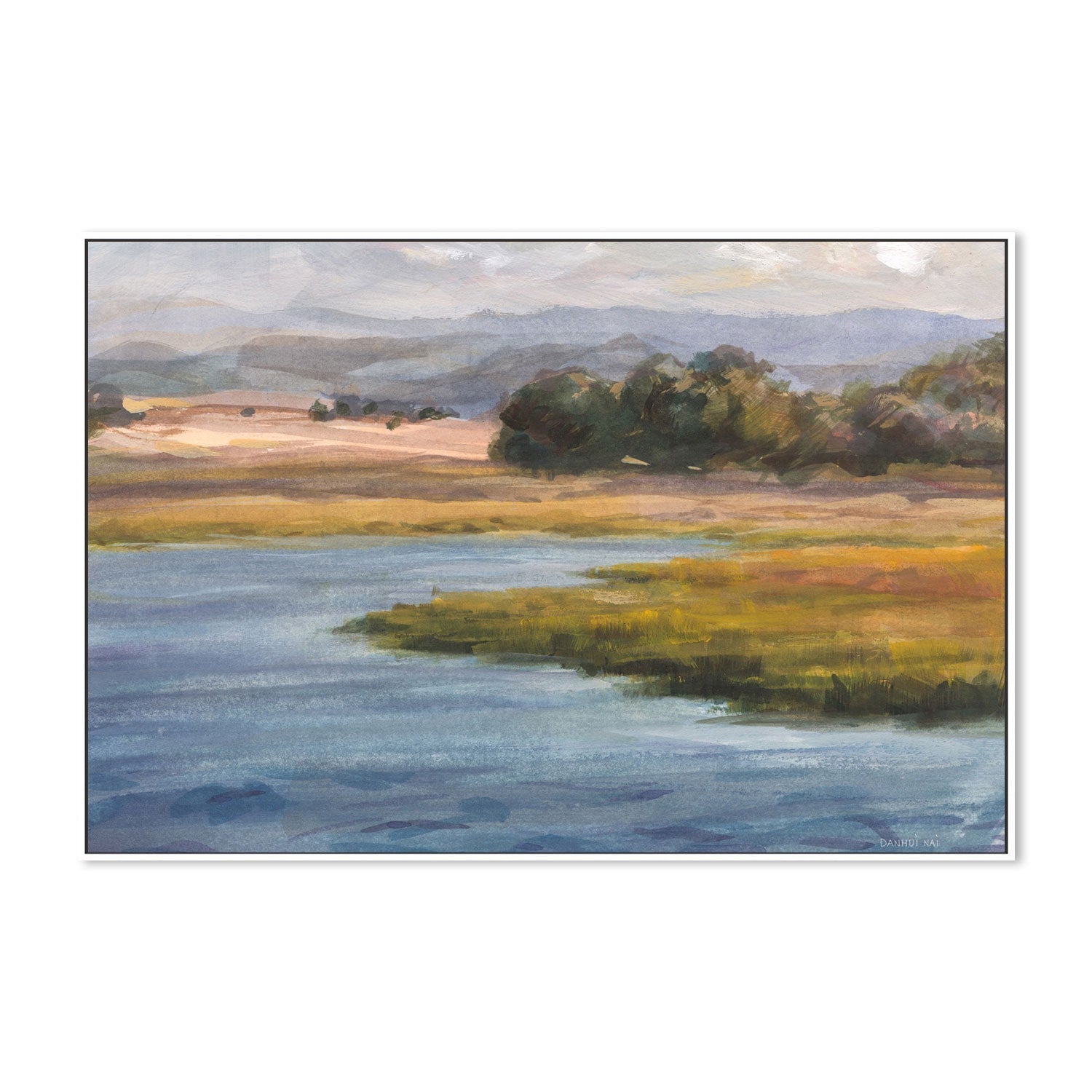 wall-art-print-canvas-poster-framed-Western Lake-by-Danhui Nai-Gioia Wall Art