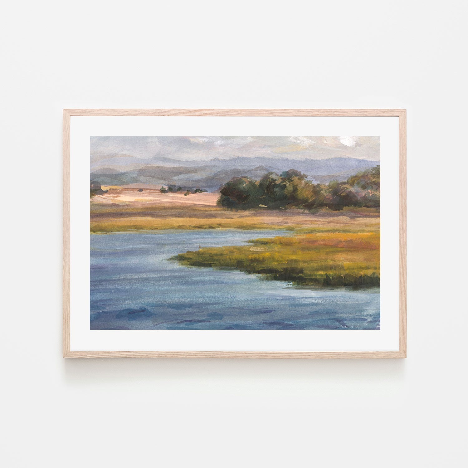 wall-art-print-canvas-poster-framed-Western Lake-by-Danhui Nai-Gioia Wall Art