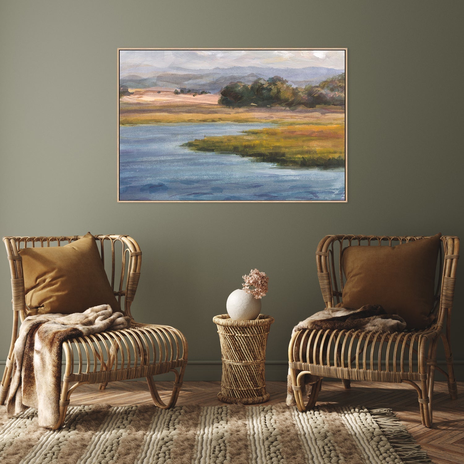 wall-art-print-canvas-poster-framed-Western Lake-by-Danhui Nai-Gioia Wall Art