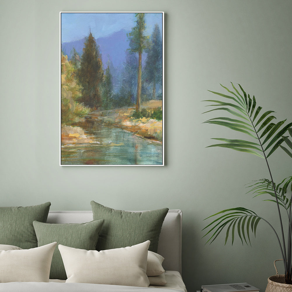 wall-art-print-canvas-poster-framed-Western Pines-by-Danhui Nai-Gioia Wall Art