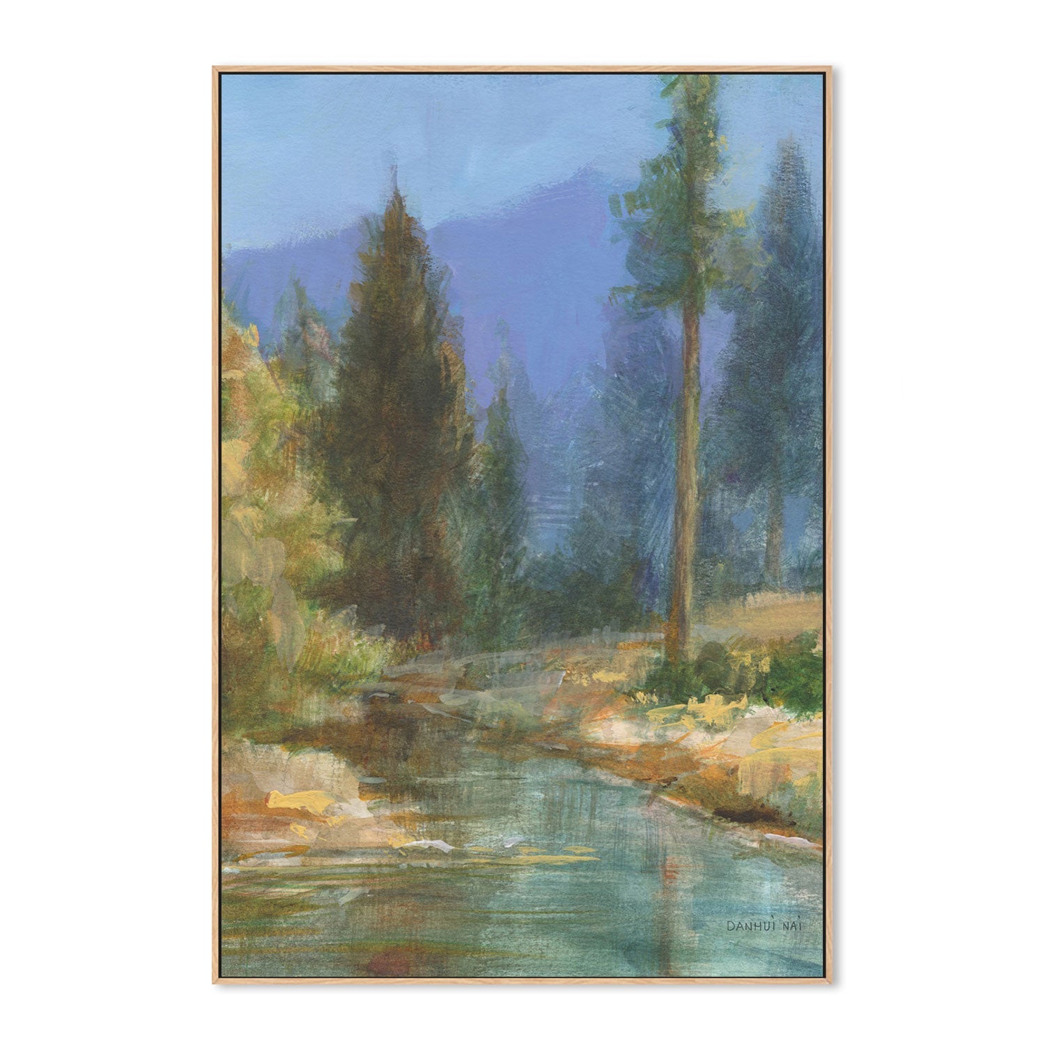 wall-art-print-canvas-poster-framed-Western Pines-by-Danhui Nai-Gioia Wall Art