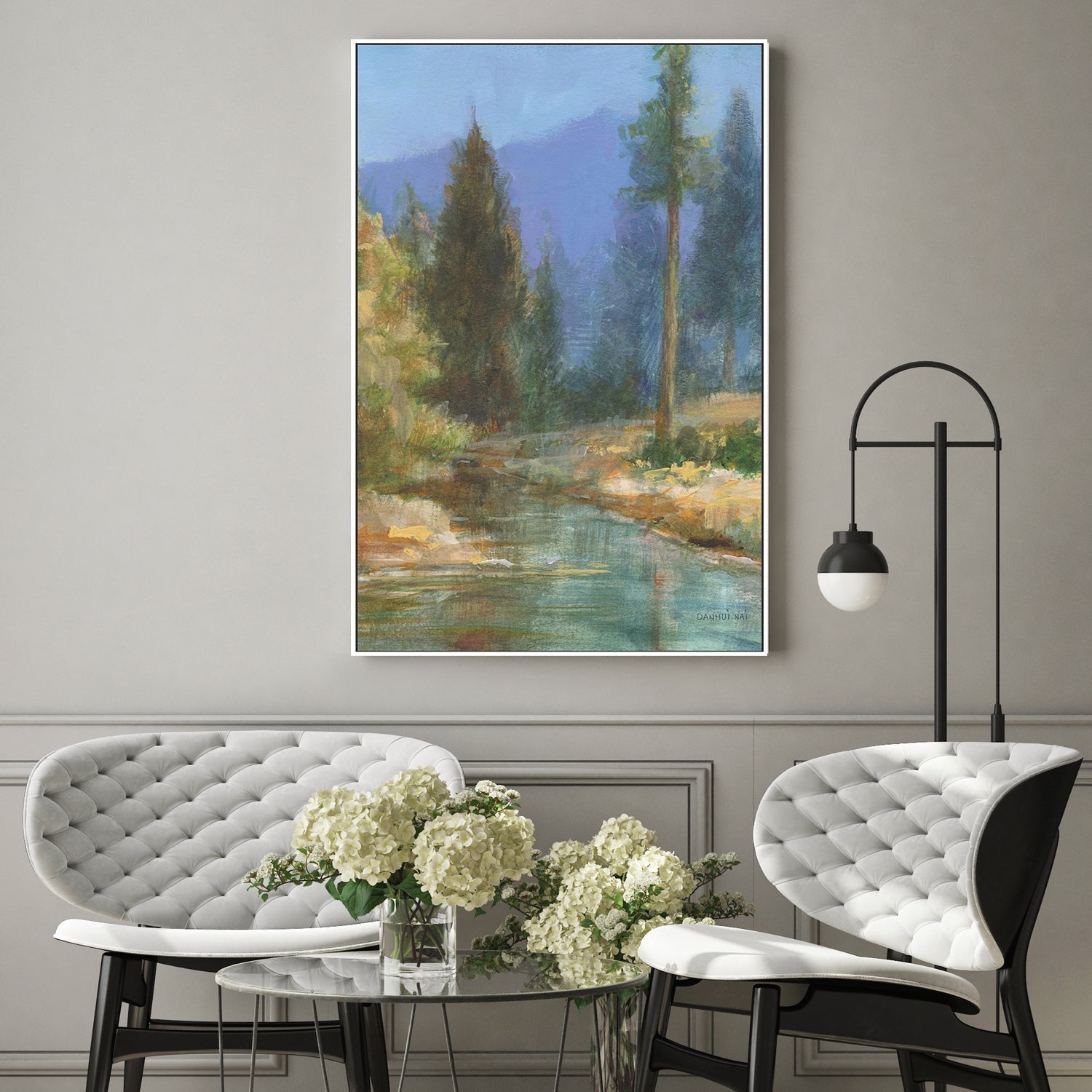 wall-art-print-canvas-poster-framed-Western Pines-by-Danhui Nai-Gioia Wall Art