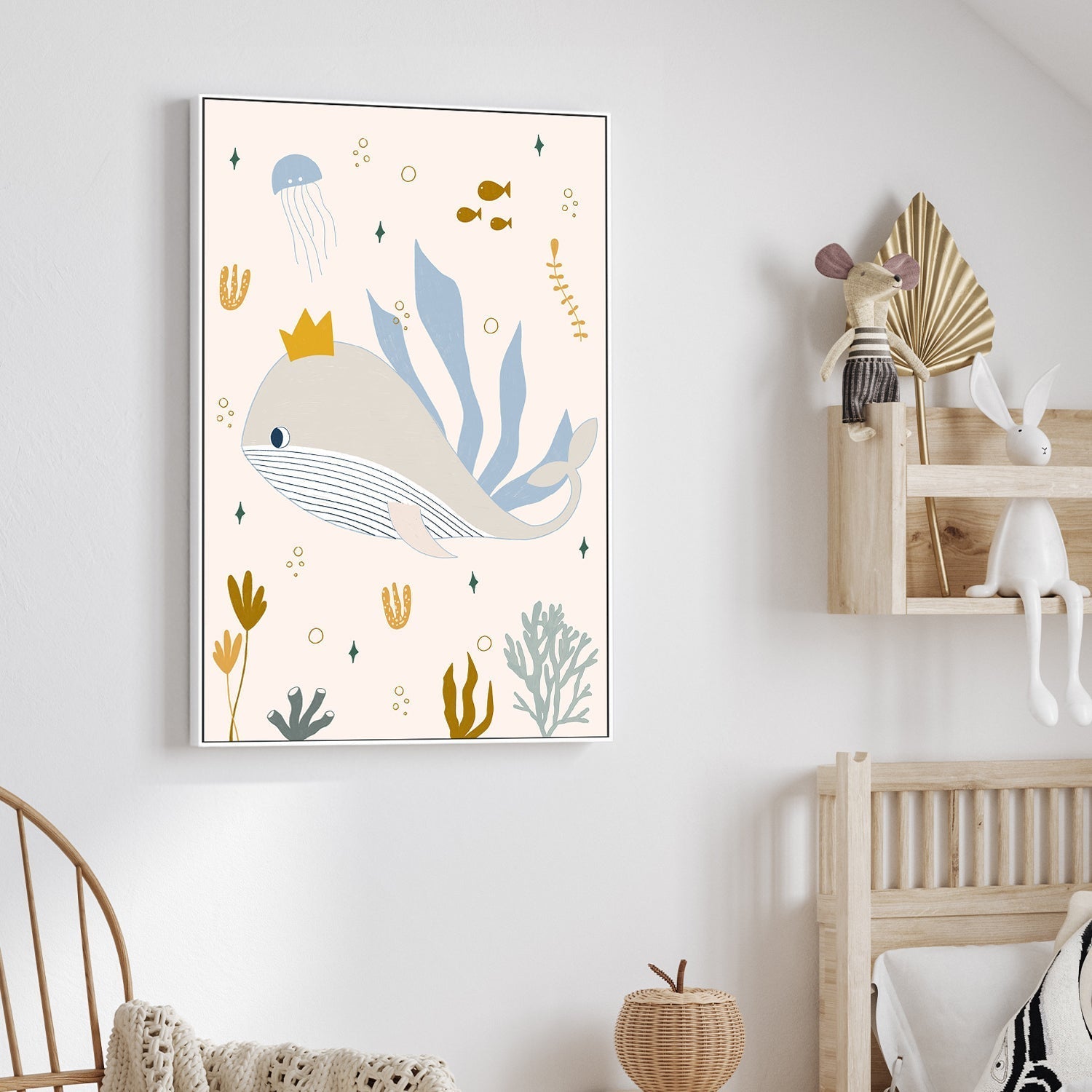 wall-art-print-canvas-poster-framed-Whale , By Menina Lisboa-2