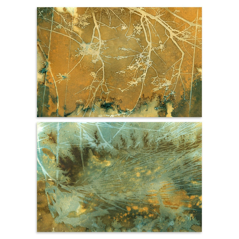 wall-art-print-canvas-poster-framed-Wheat Explosion And Branches And Lines, Set Of 2-by-Krista Mccurdy-Gioia Wall Art