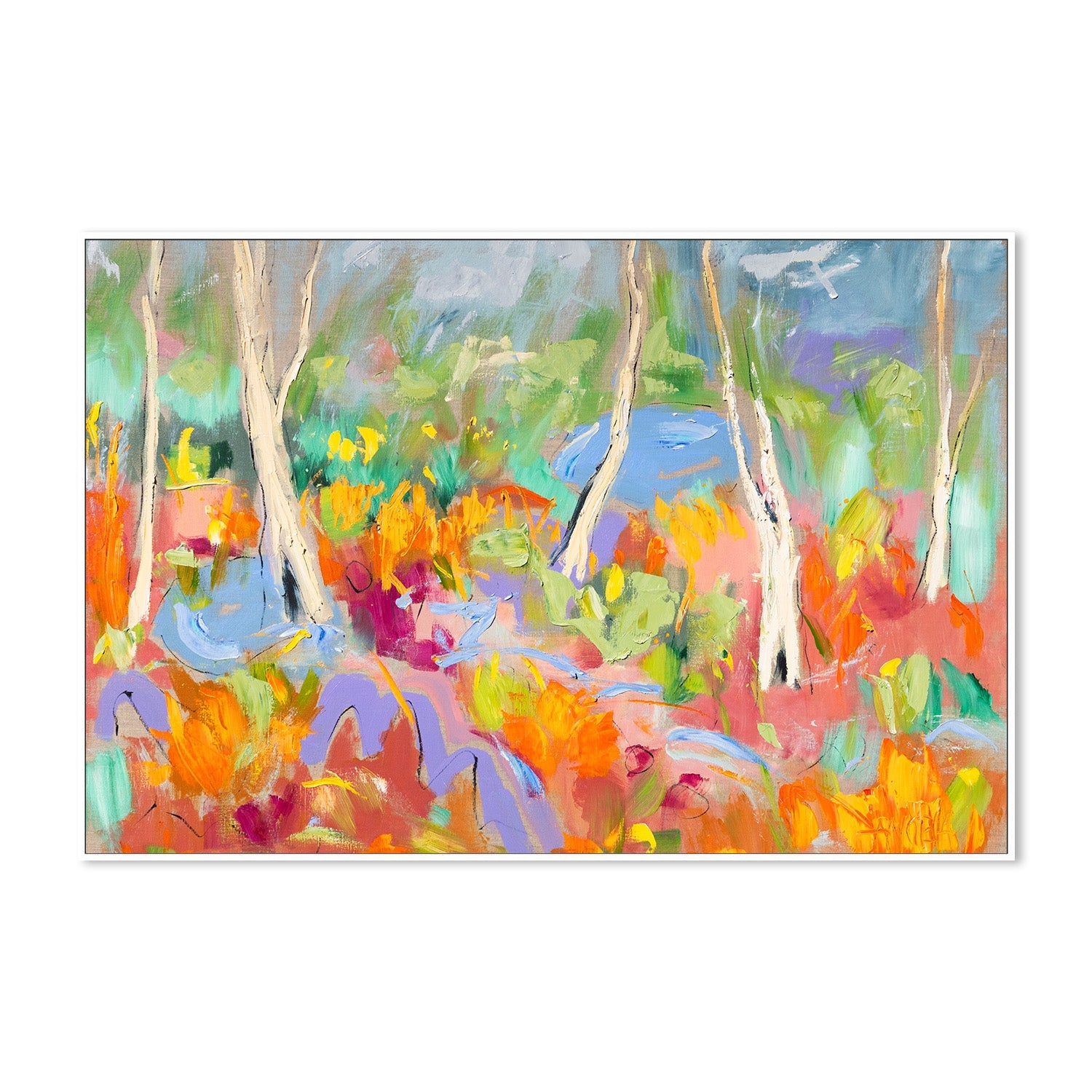 wall-art-print-canvas-poster-framed-Where the Birches Dance-5