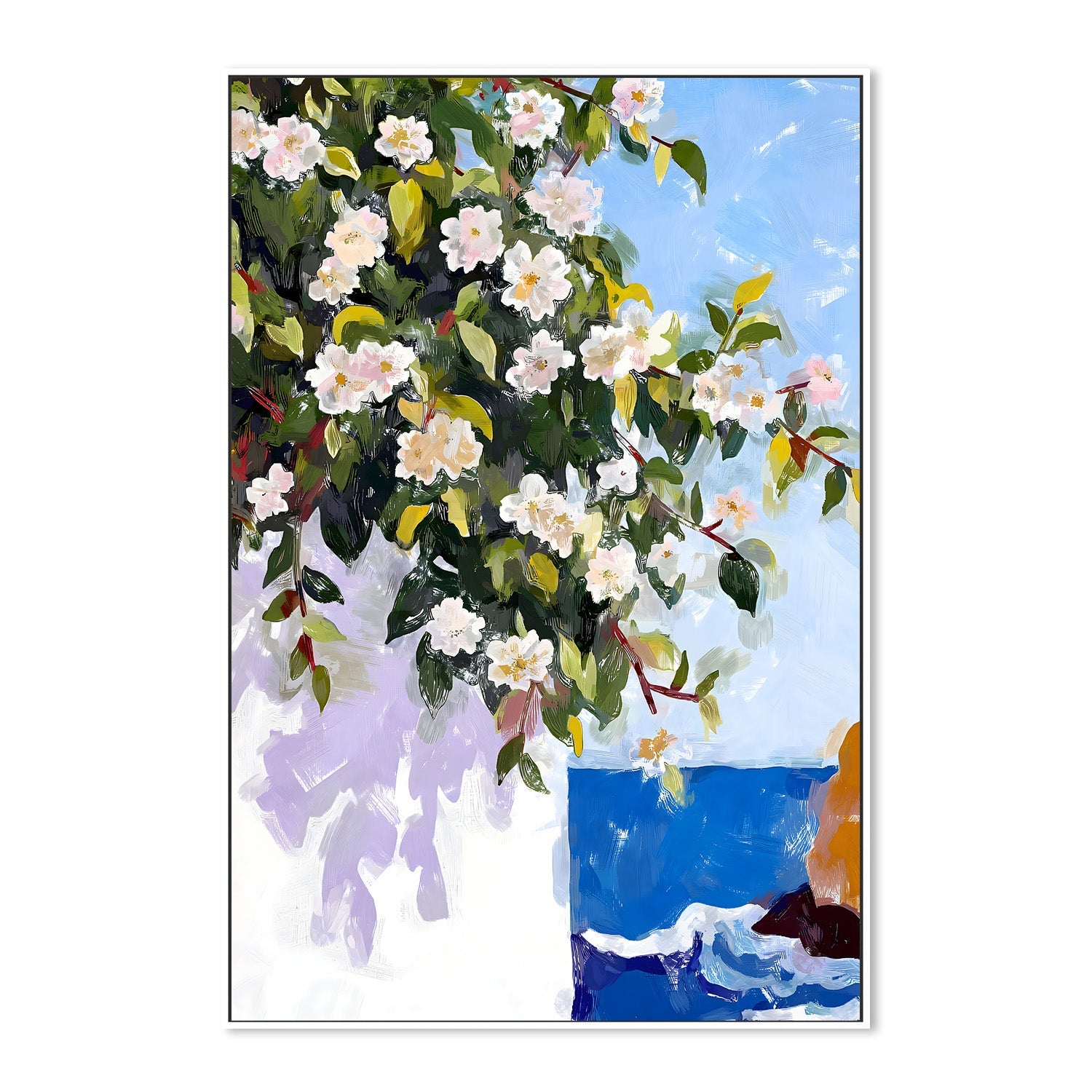 wall-art-print-canvas-poster-framed-Where The Blossoms Meet The Sea-5