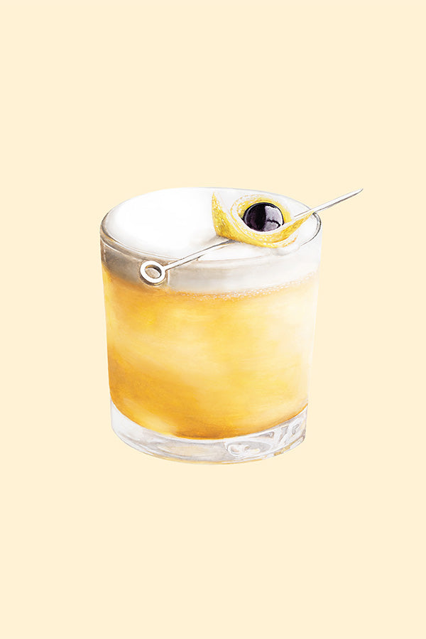 wall-art-print-canvas-poster-framed-Whiskey sour-1