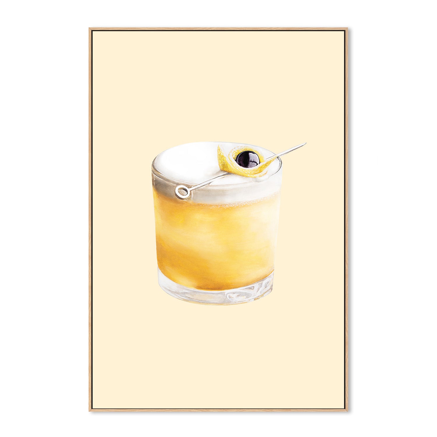 wall-art-print-canvas-poster-framed-Whiskey sour-4