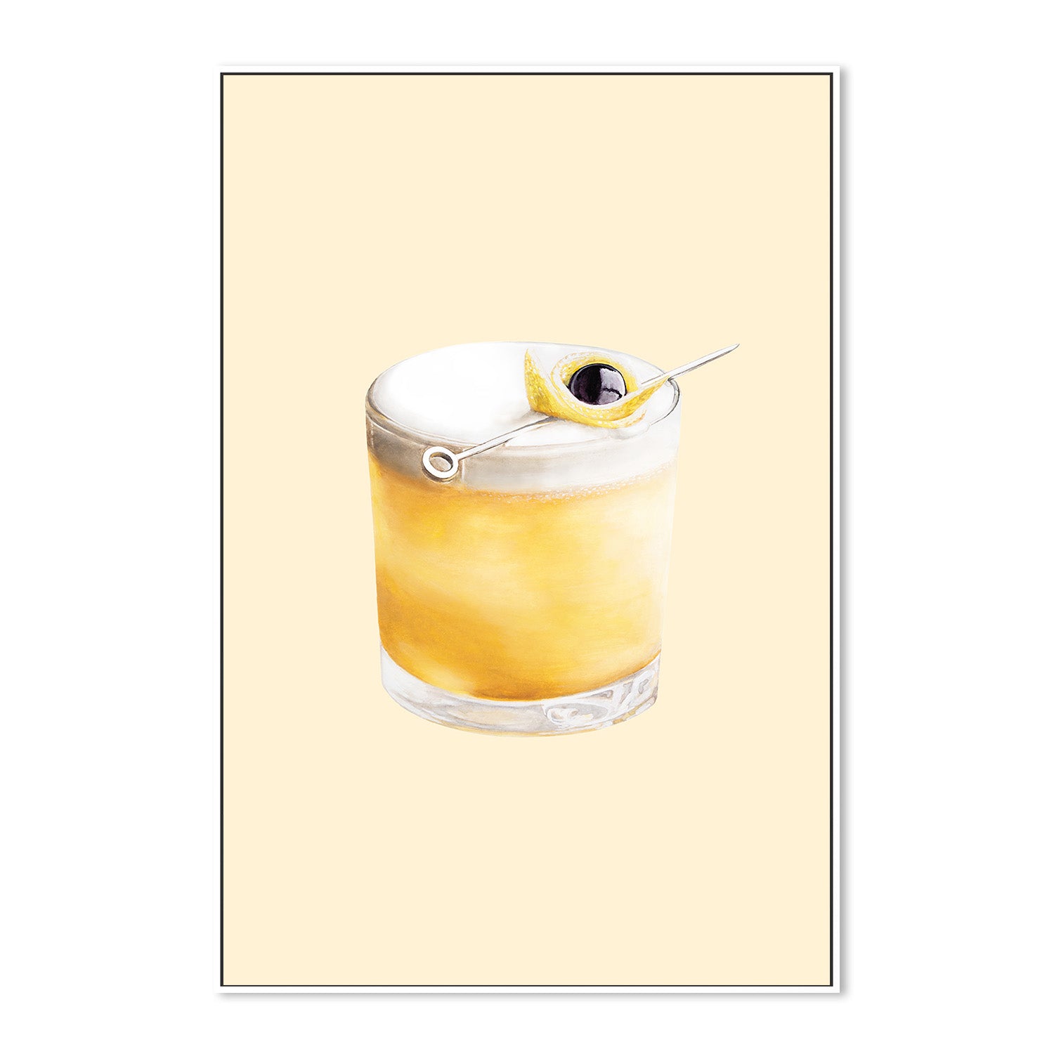 wall-art-print-canvas-poster-framed-Whiskey sour-5