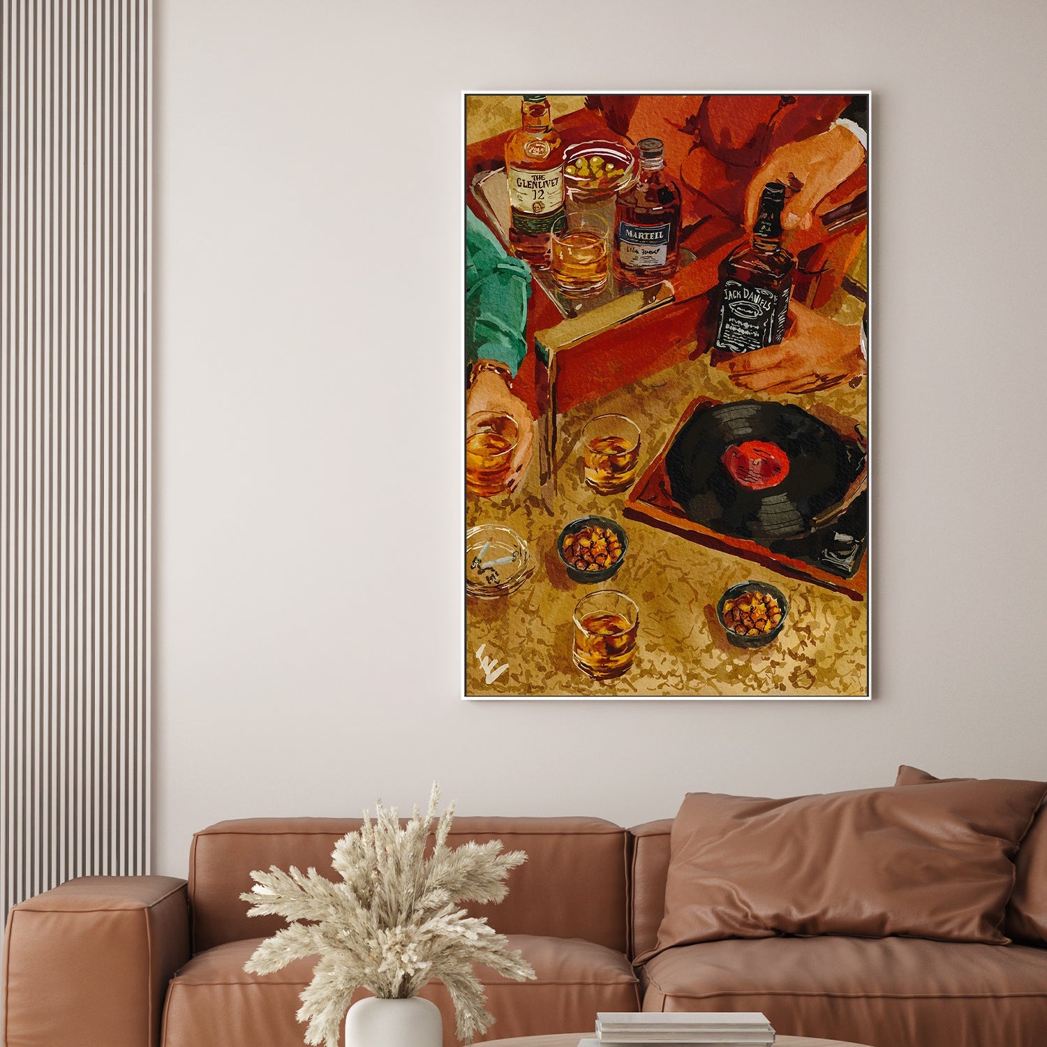 wall-art-print-canvas-poster-framed-Whiskey tasting-2