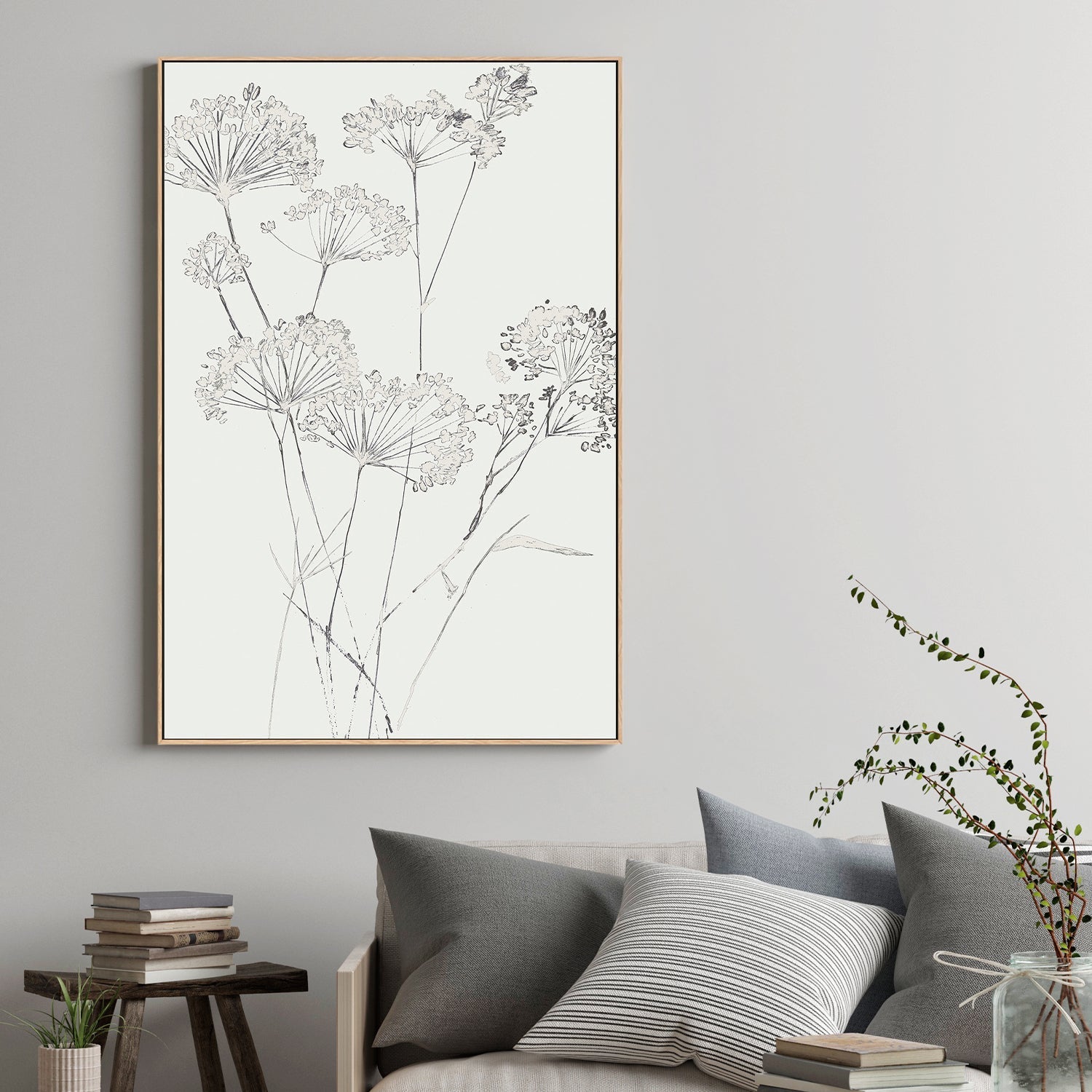 wall-art-print-canvas-poster-framed-White Delicate, Style A , By Asia Jensen-7