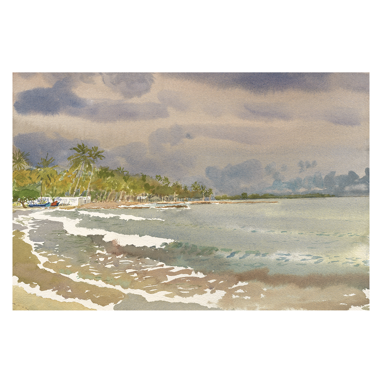 wall-art-print-canvas-poster-framed-White Waves , By David Dallison-1