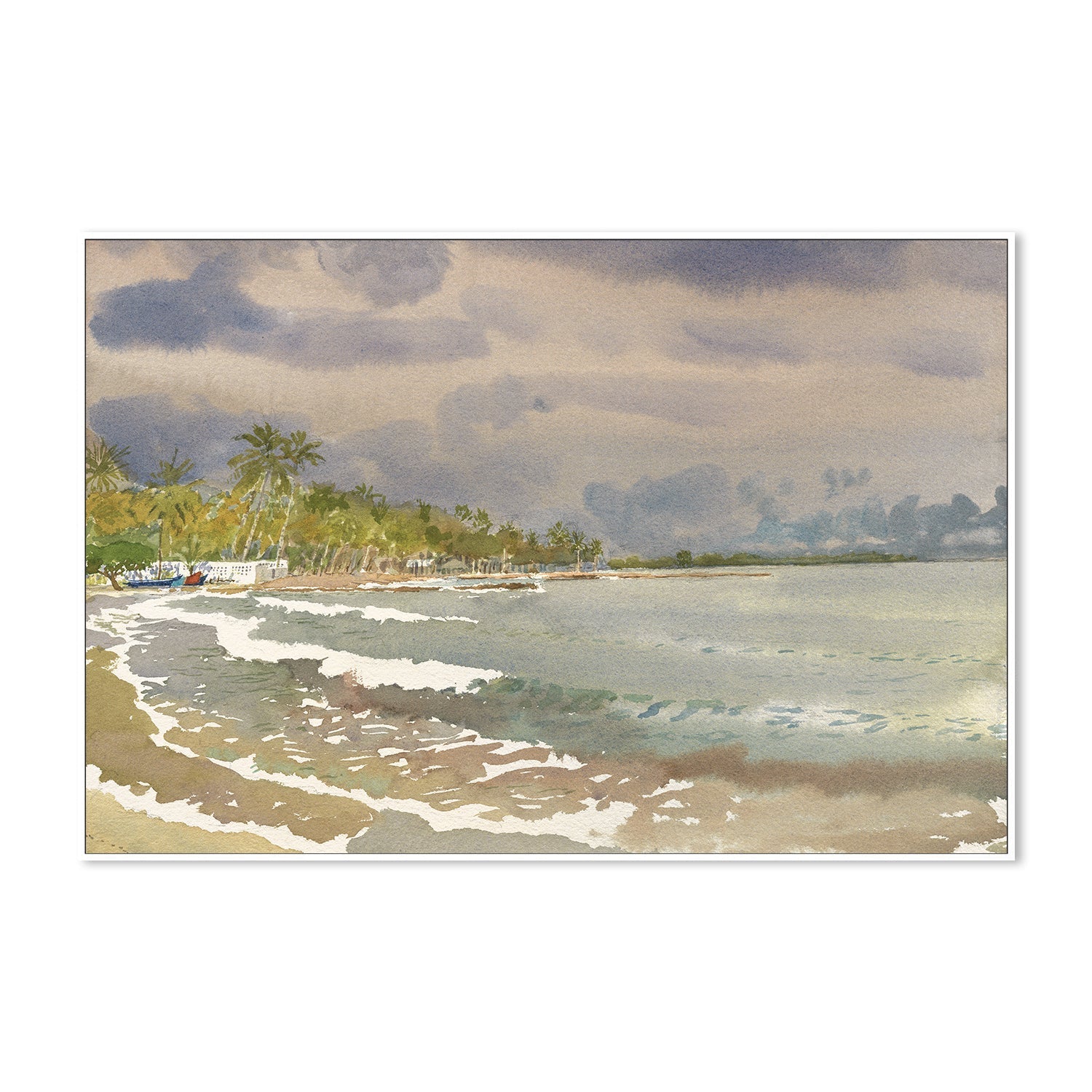 wall-art-print-canvas-poster-framed-White Waves , By David Dallison-5