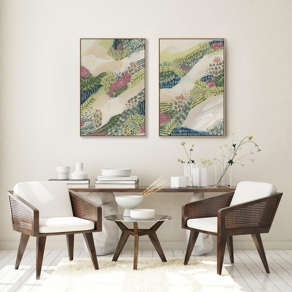 wall-art-print-canvas-poster-framed-Wild Flower Journey, Set Of 2, Style B-by-Emily Wood-Gioia Wall Art