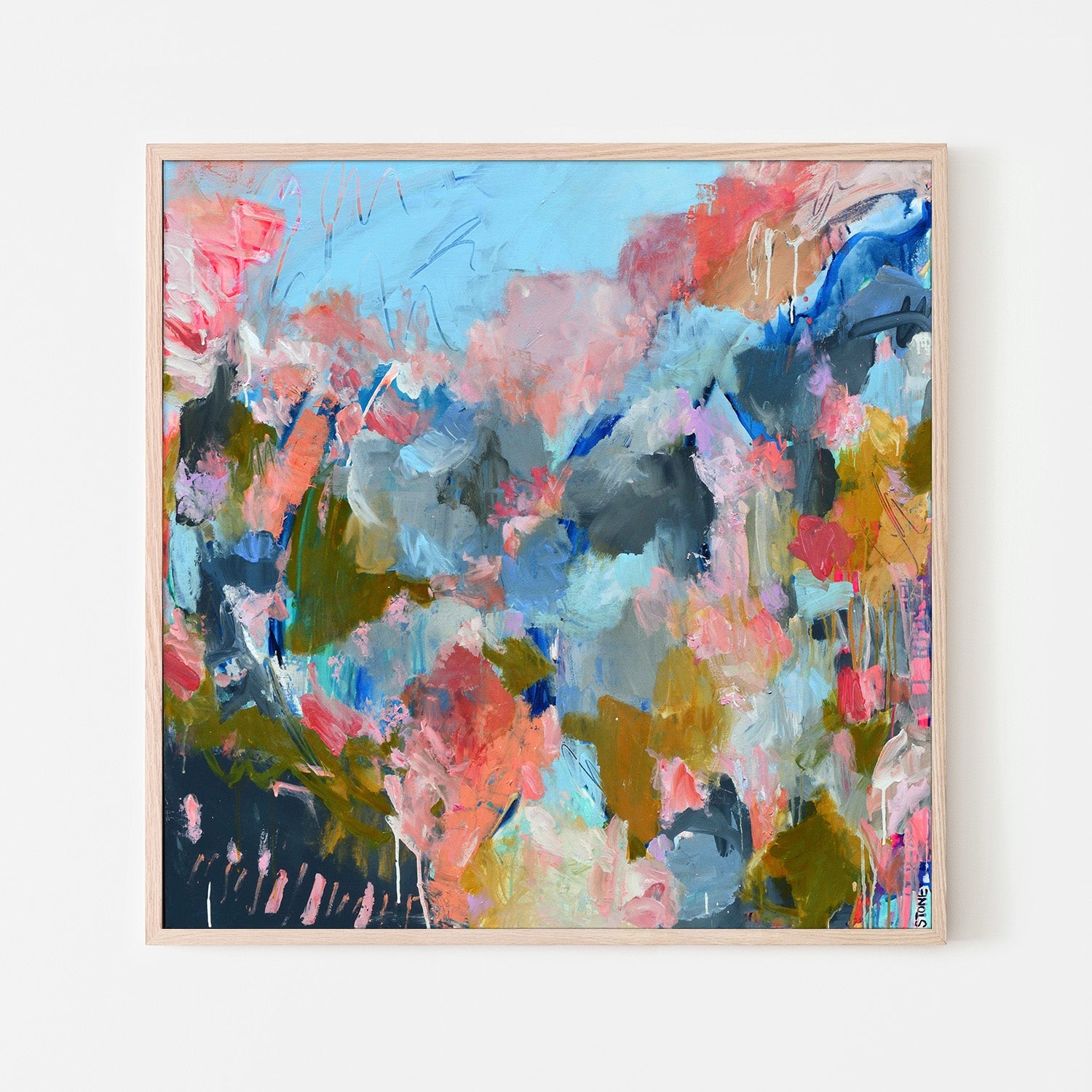 wall-art-print-canvas-poster-framed-Wild flowers in bloom-6