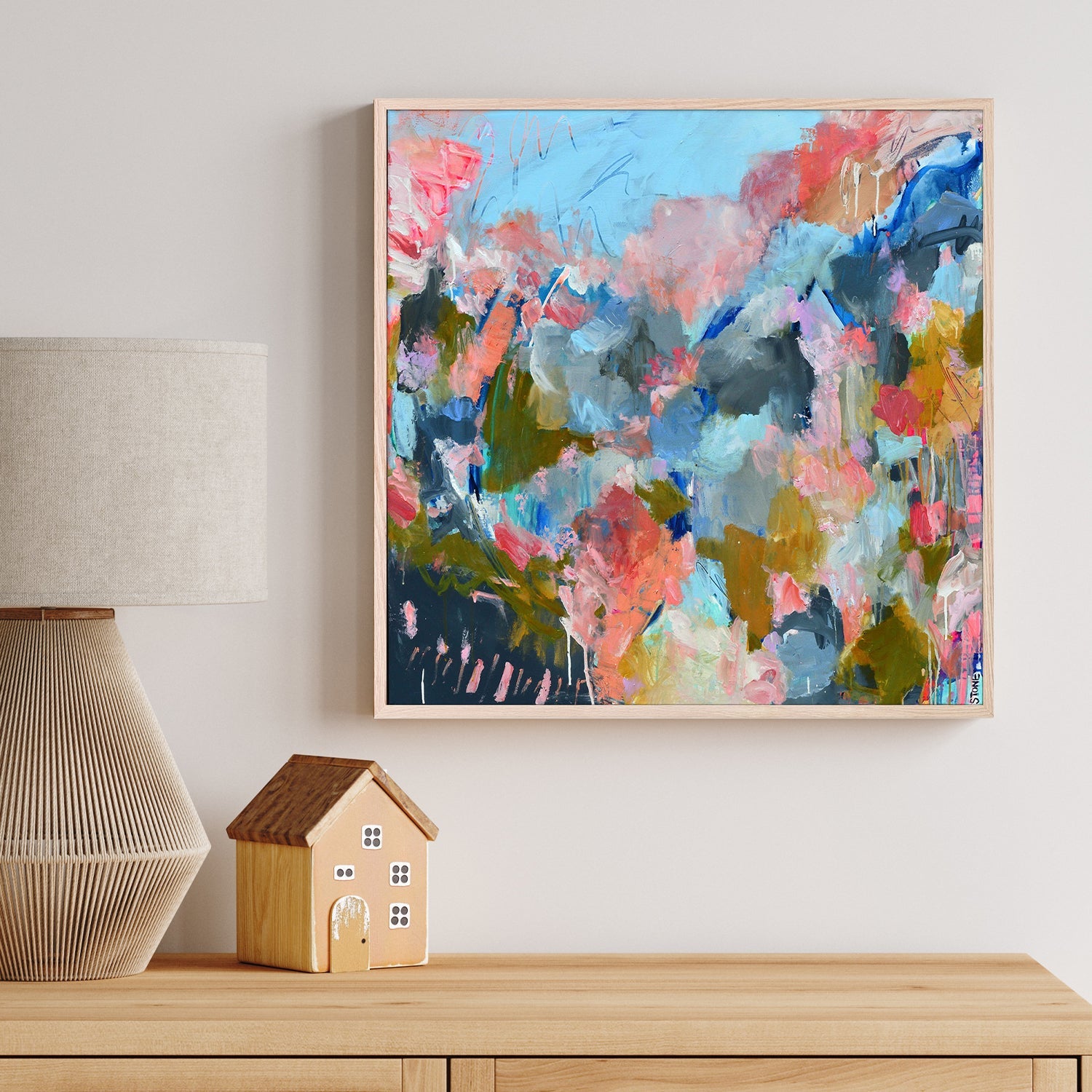 wall-art-print-canvas-poster-framed-Wild flowers in bloom-7